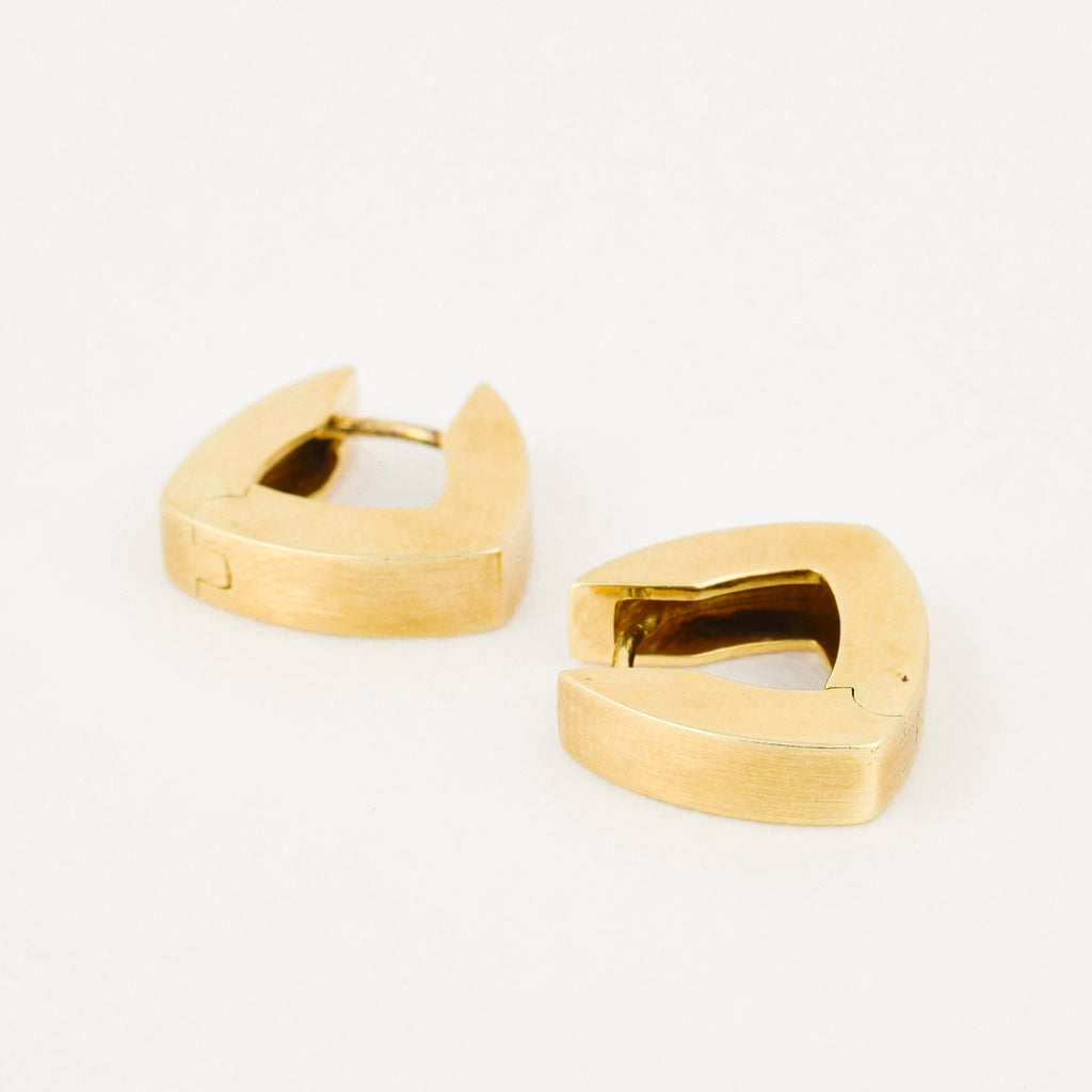 Chunky Retro Gold Hoops Folklor