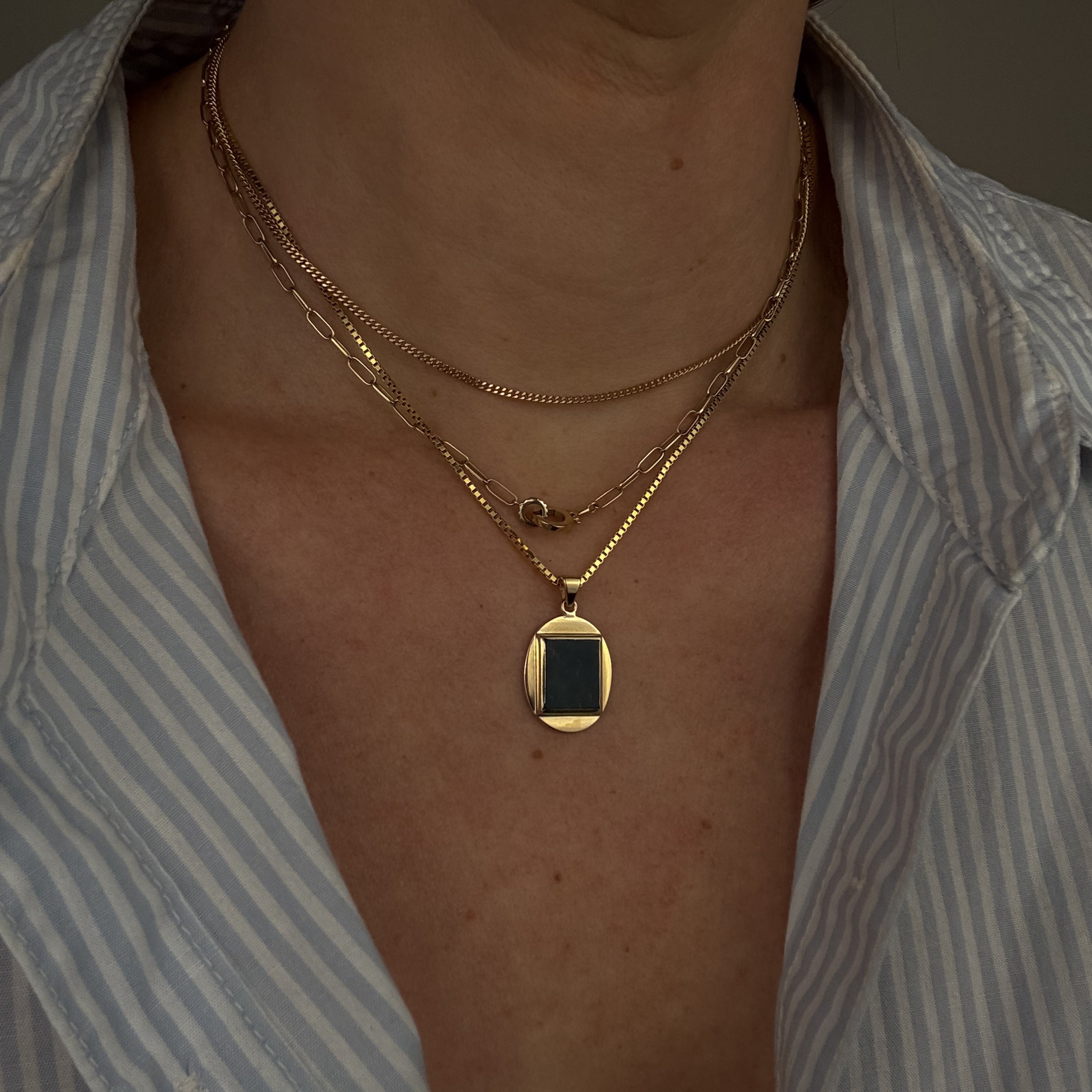 Bloodstone Conversion Pendant