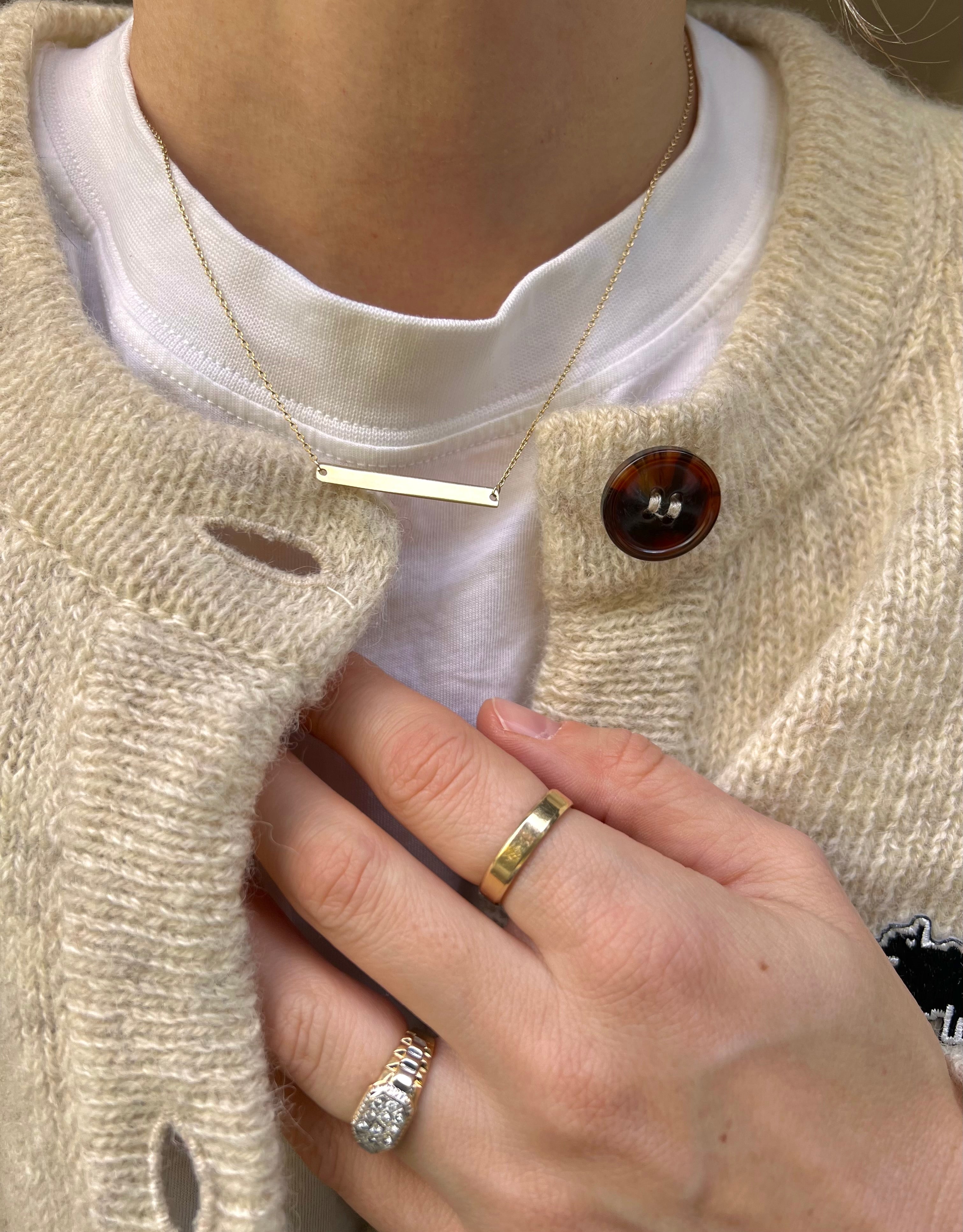 17.25" ID Bar Necklace