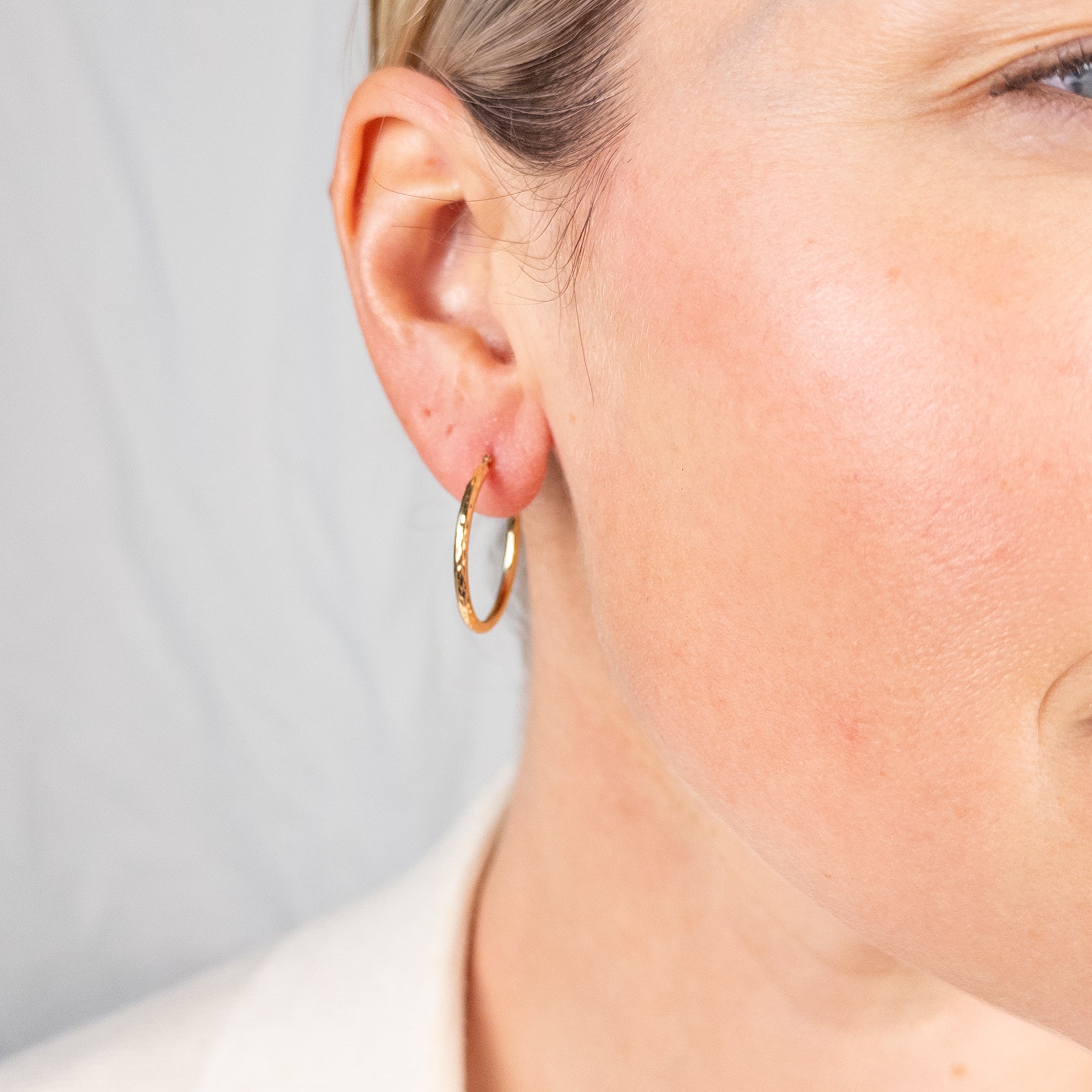 vintage gold 25.7mm Sparkling Hoops