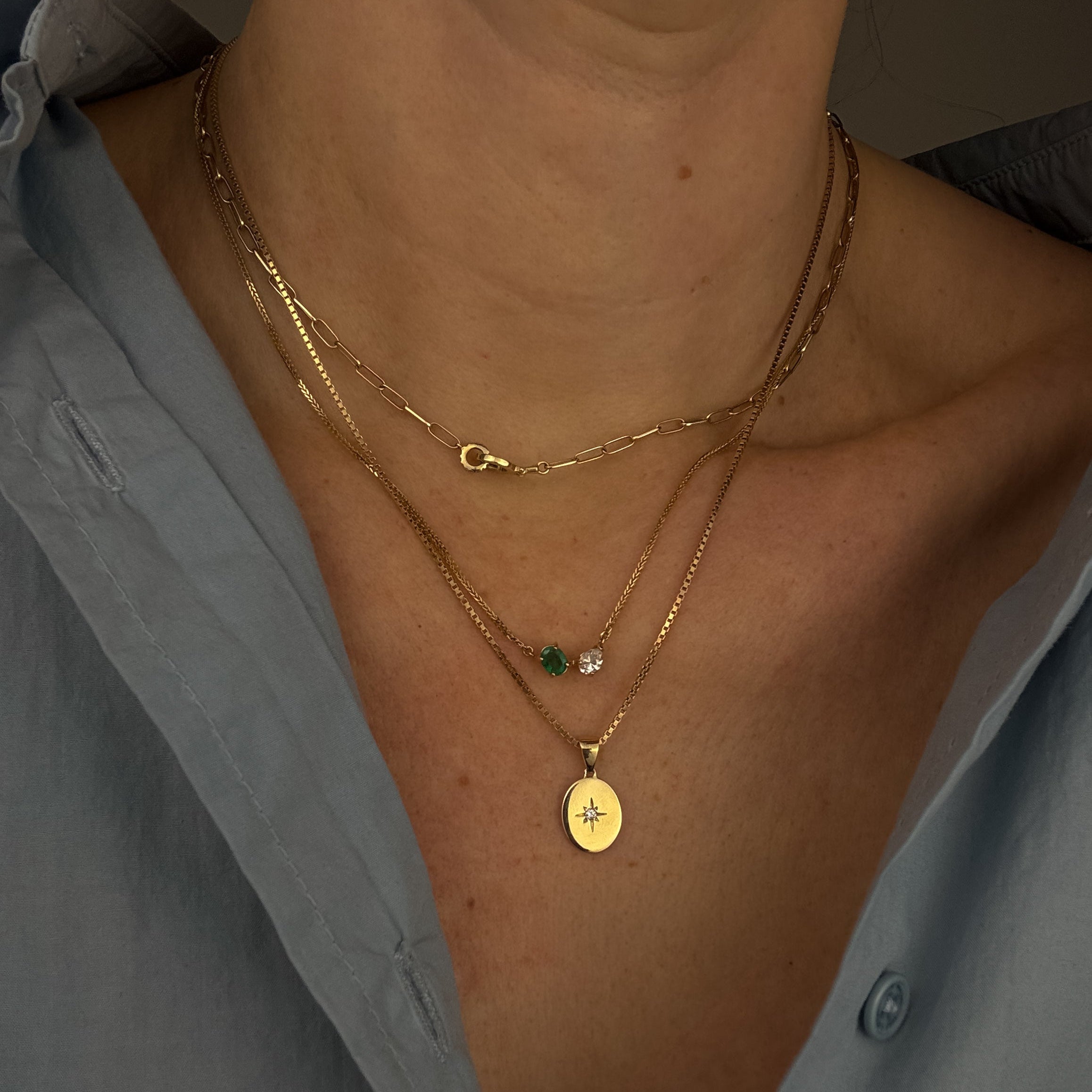 Starburst Diamond Conversion Pendant
