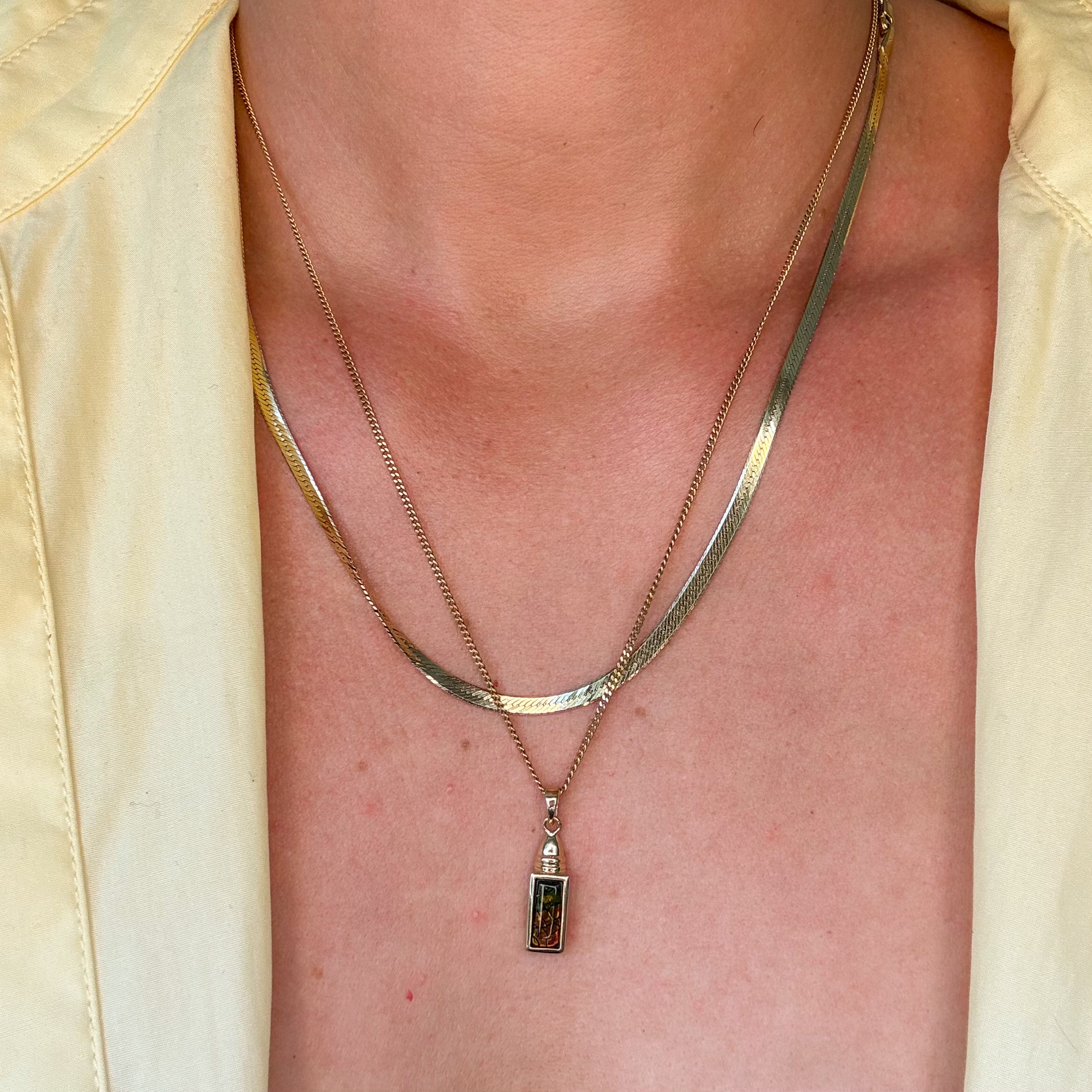 Gold Lantern Pendant