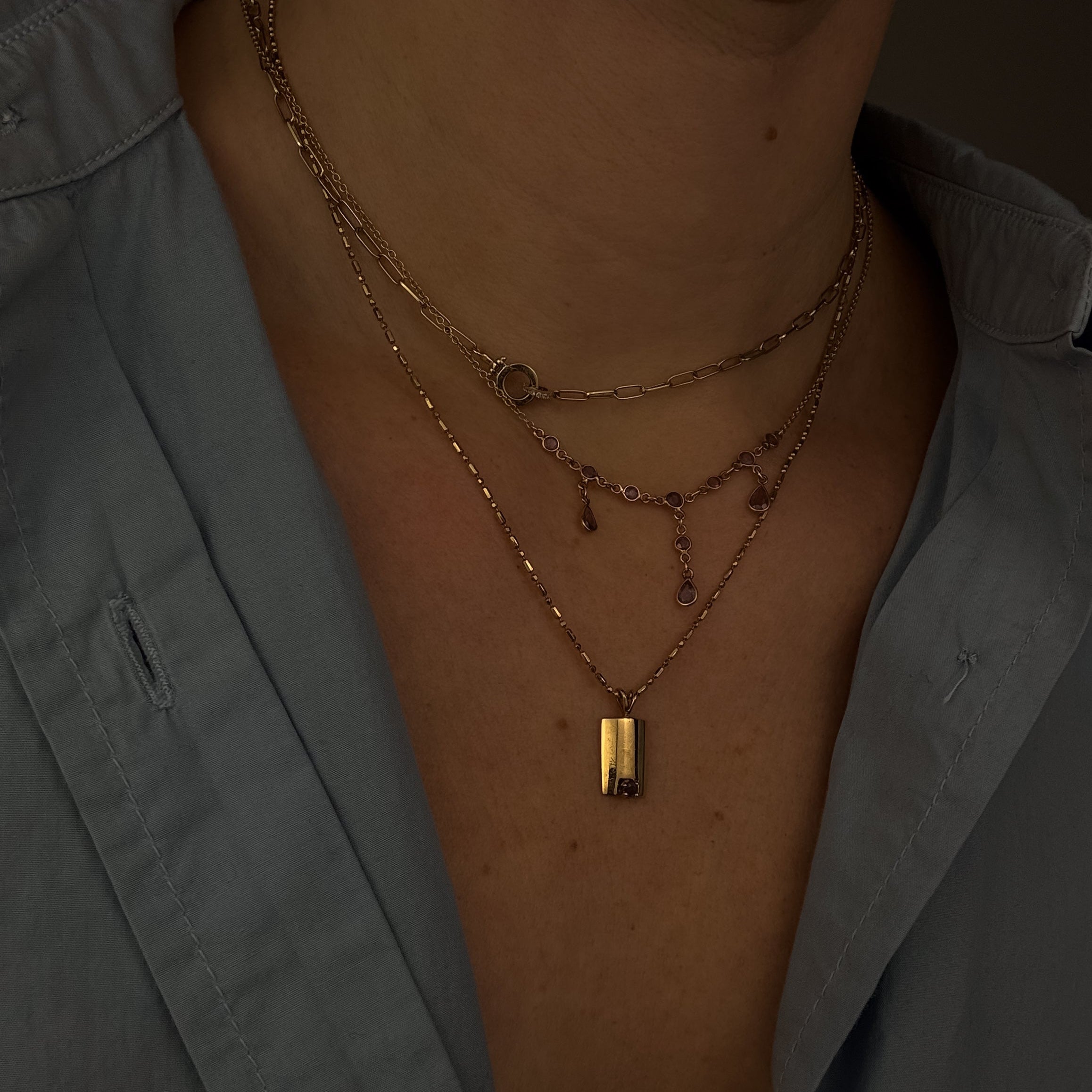 Ruby Bar Charm