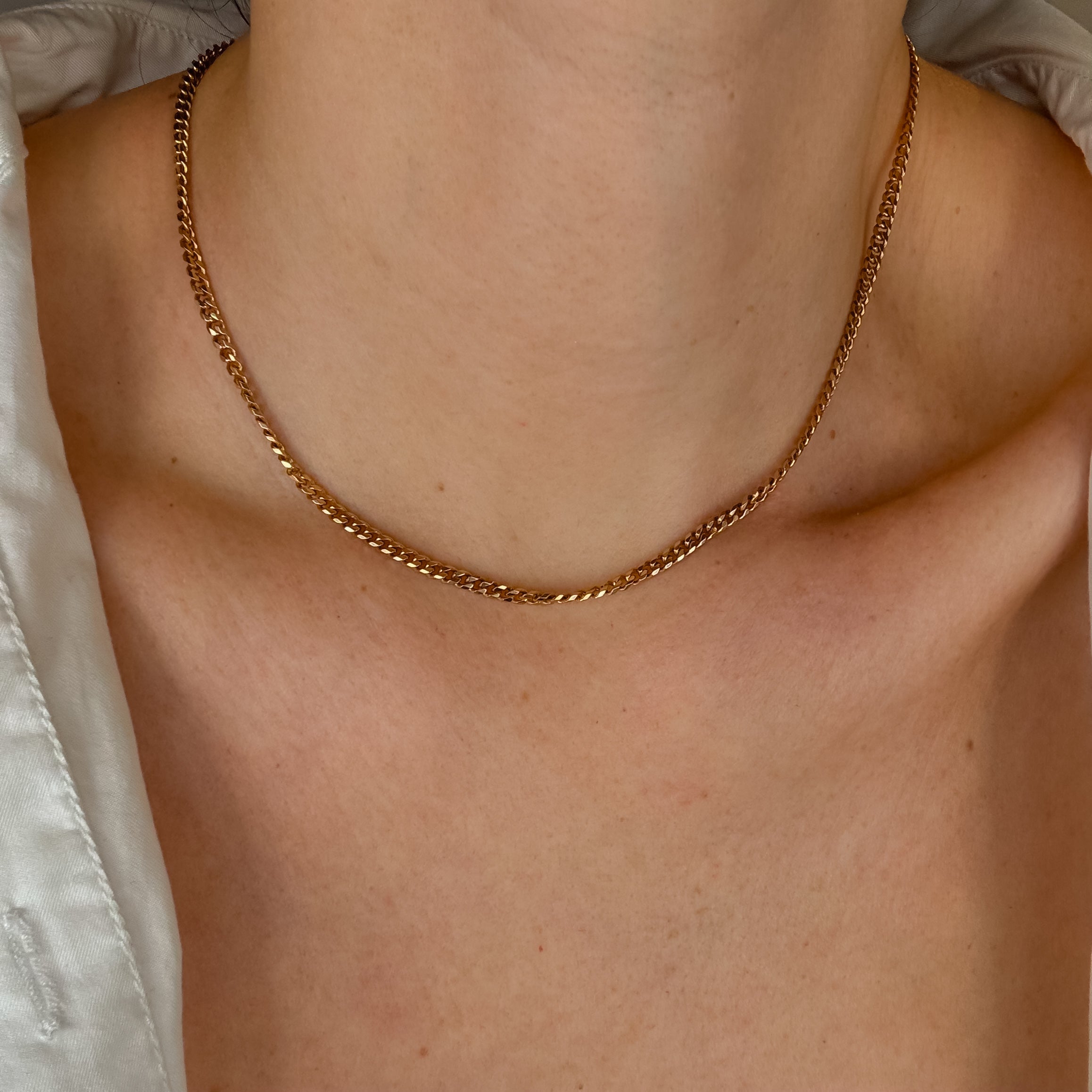 16.5" Curb Chain Necklace