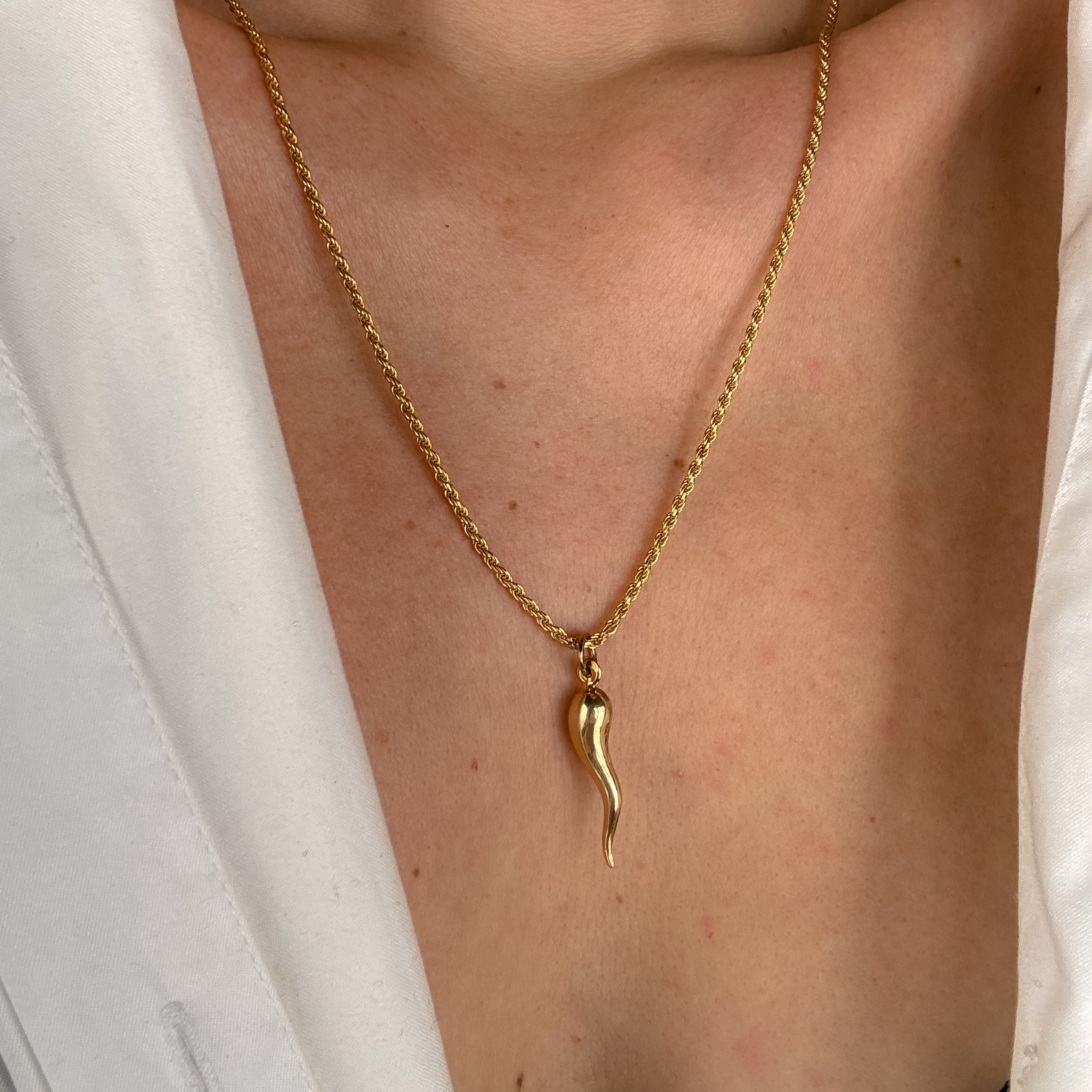 13.8 mm Cornicello Pendant