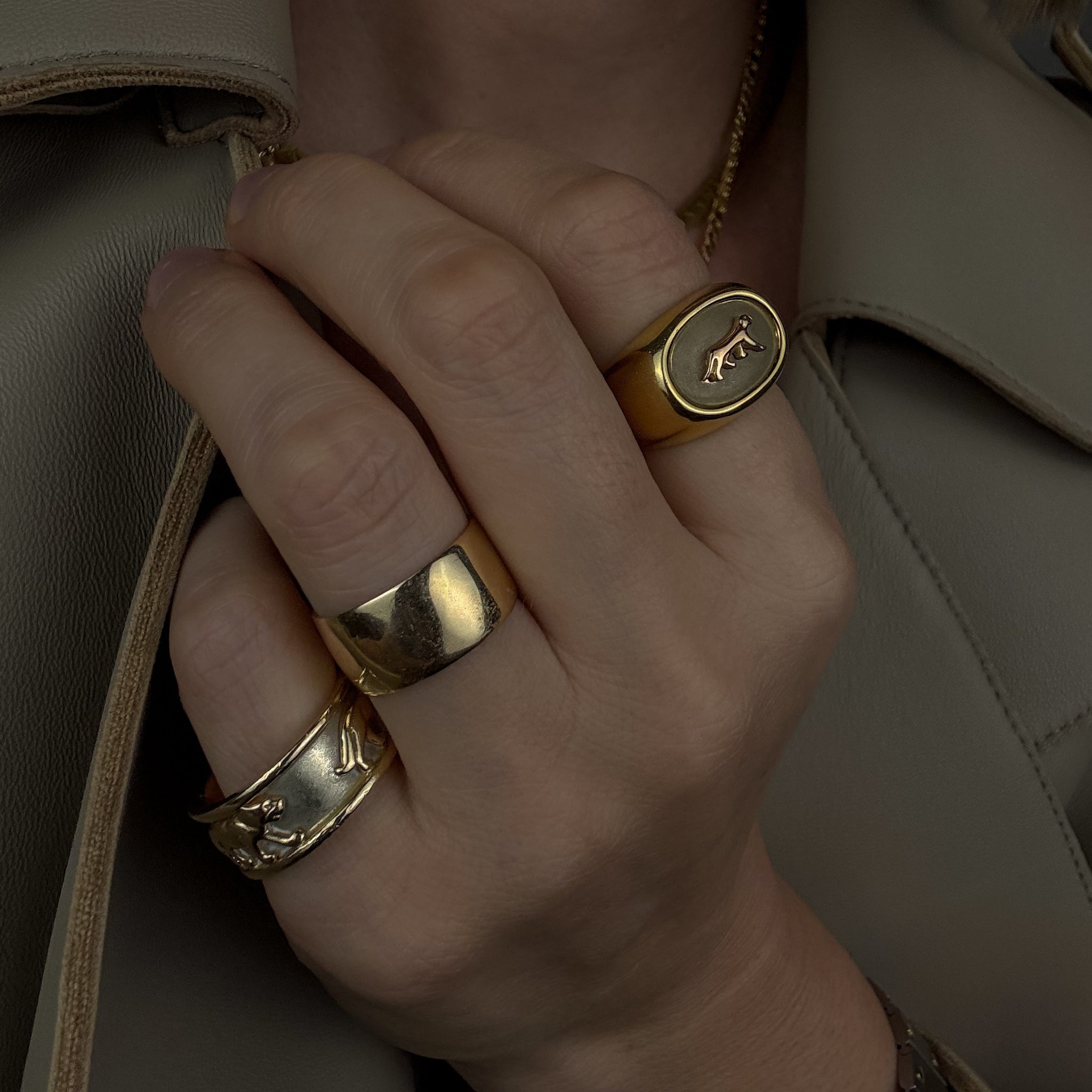 9.3mm Sculptural Cigar Band