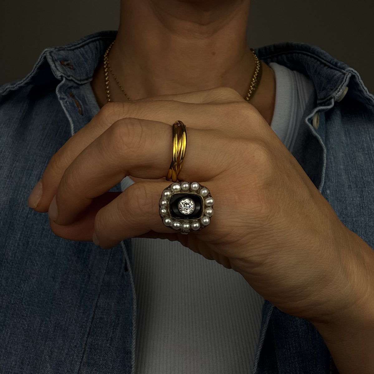 The Victorian Onyx Mourning Ring