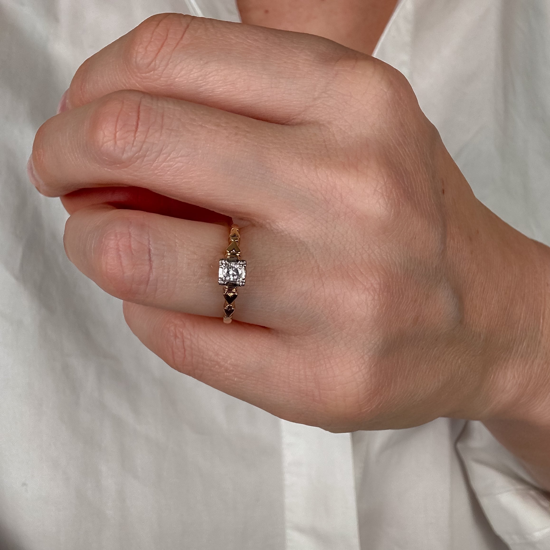 Antique Romantic Engagement Ring