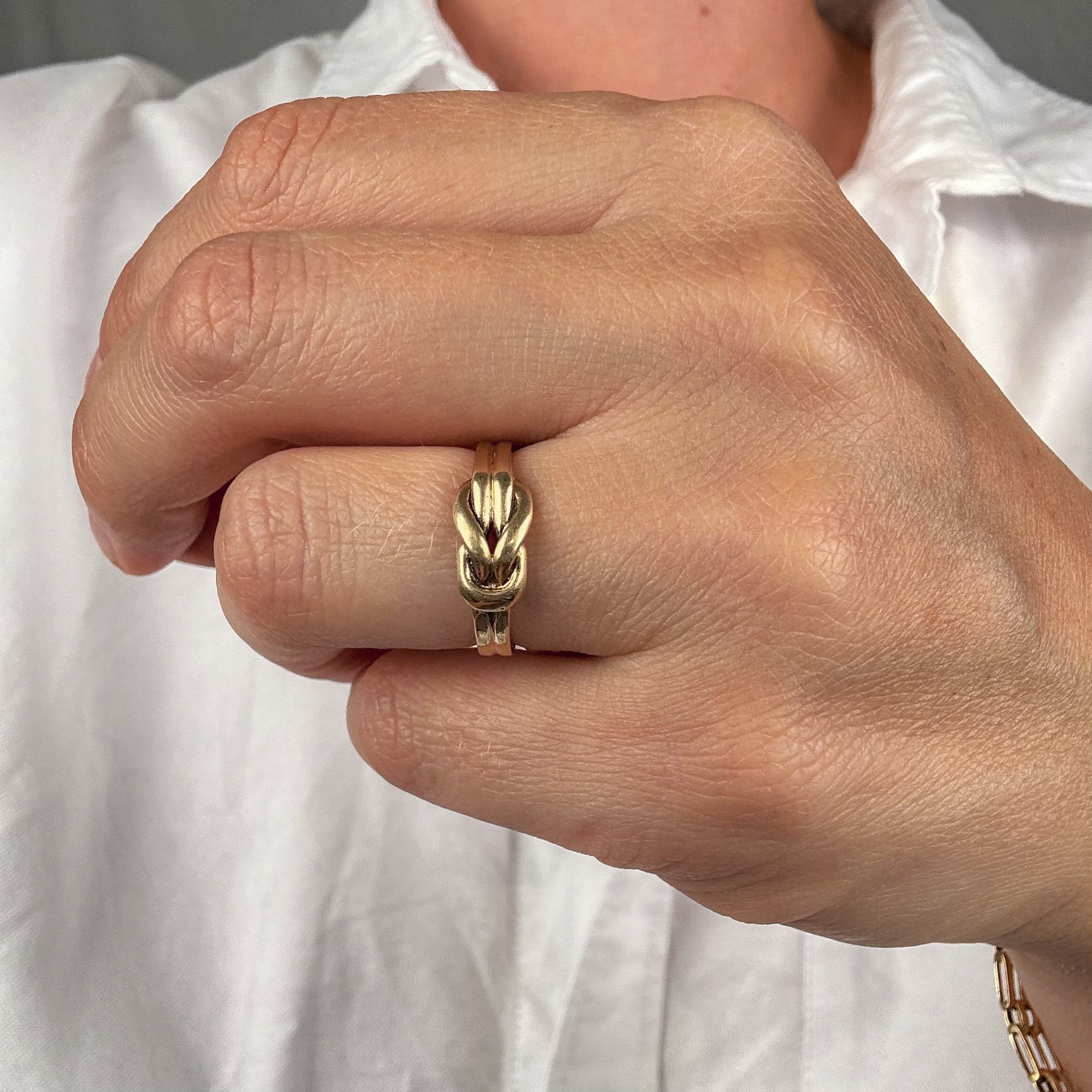 British Hallmarked Love Knot Ring