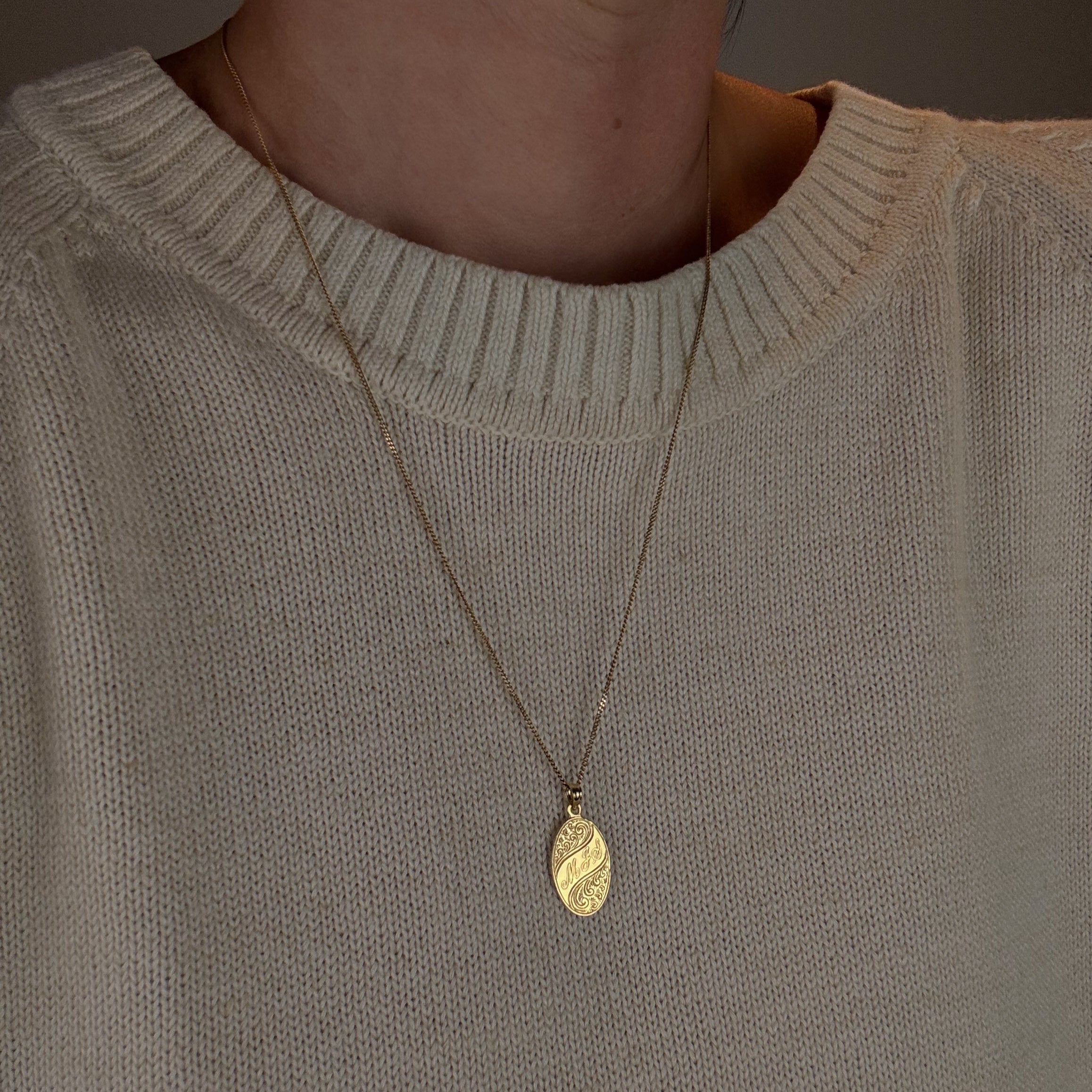 22" Curb Chain Necklace