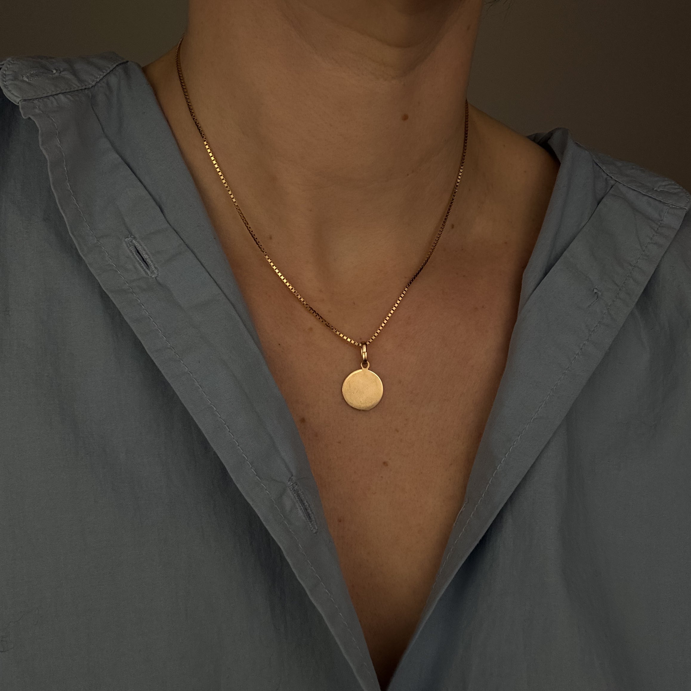 Blank Circle Charm