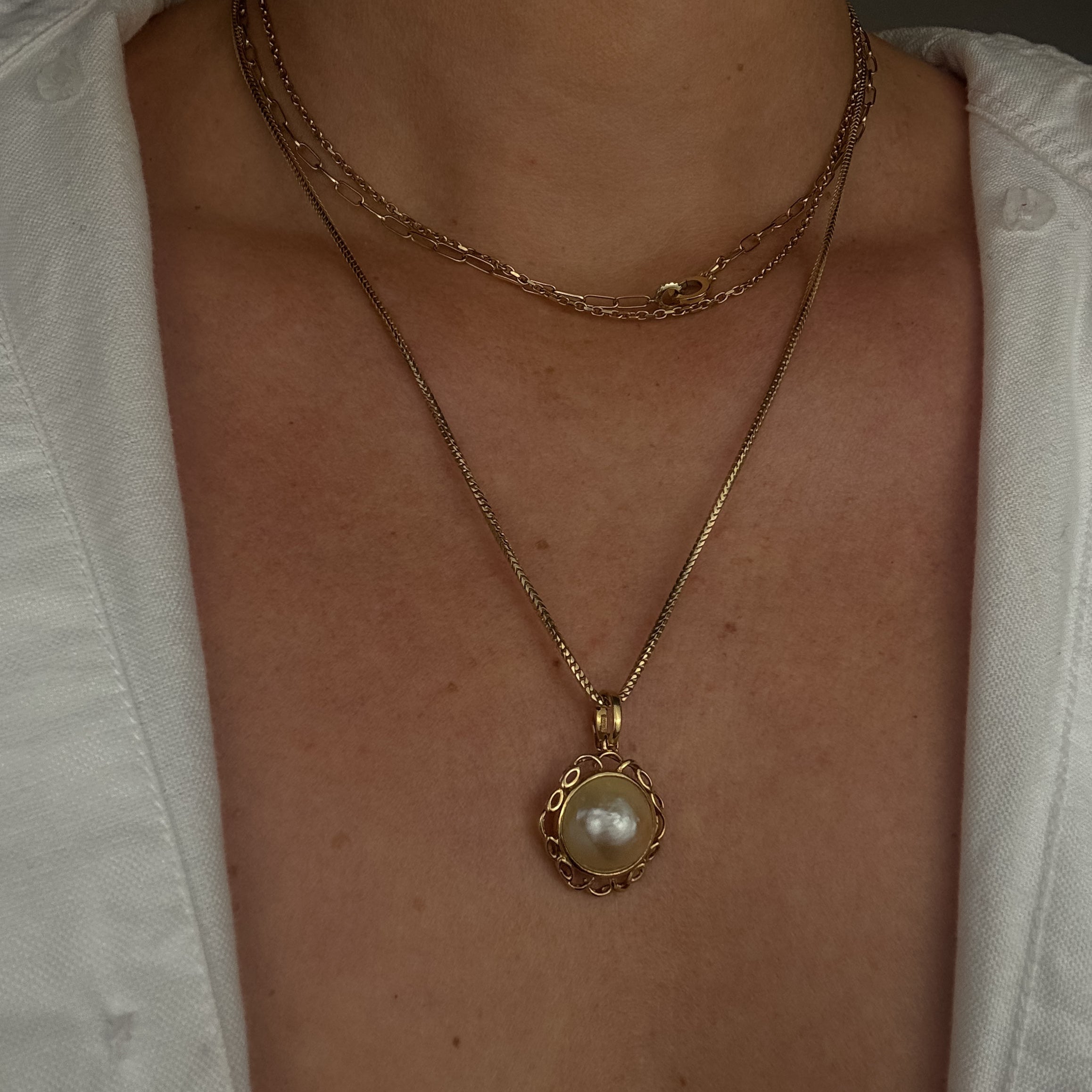 Mabé Pearl Pendant