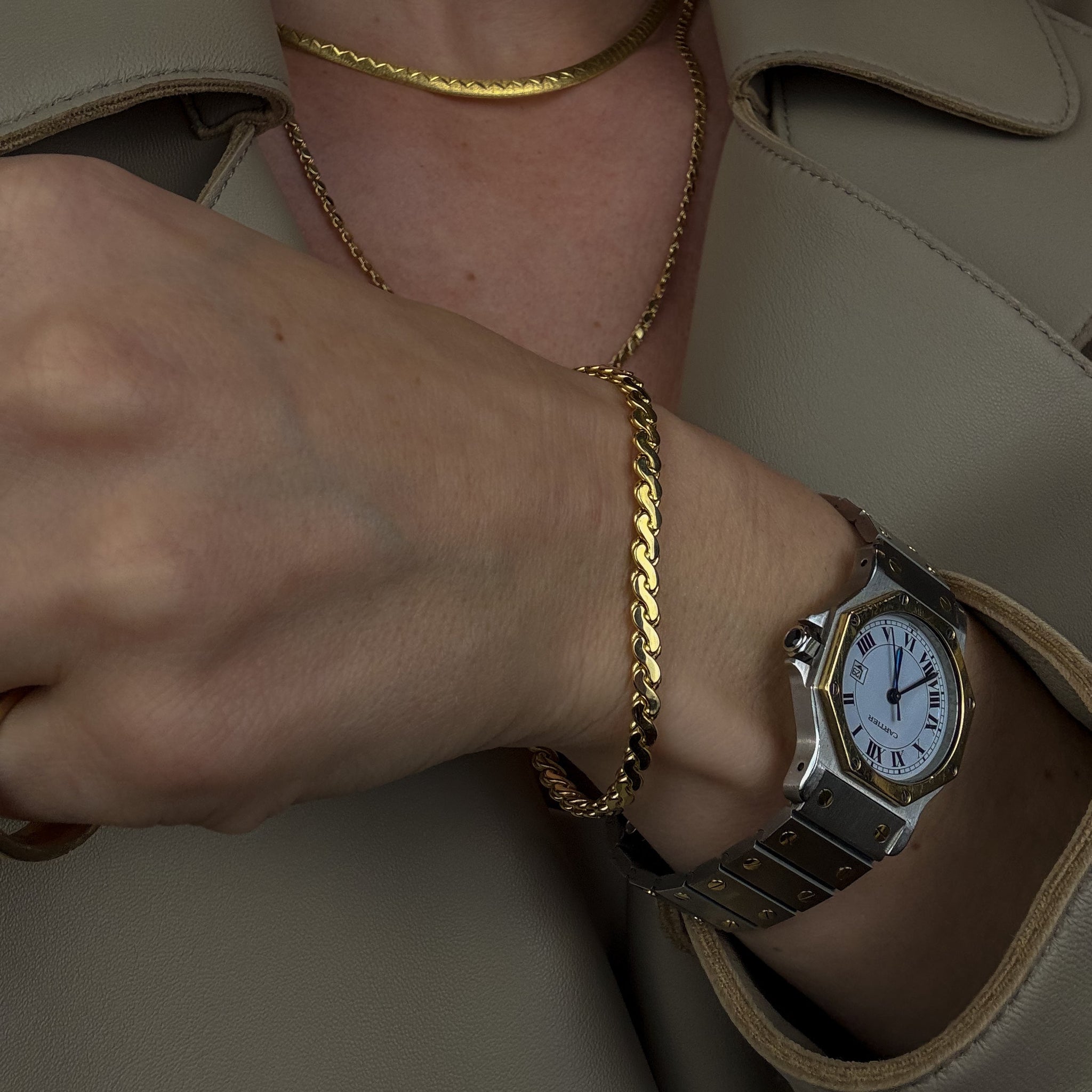 7" Bold S-Link Bracelet