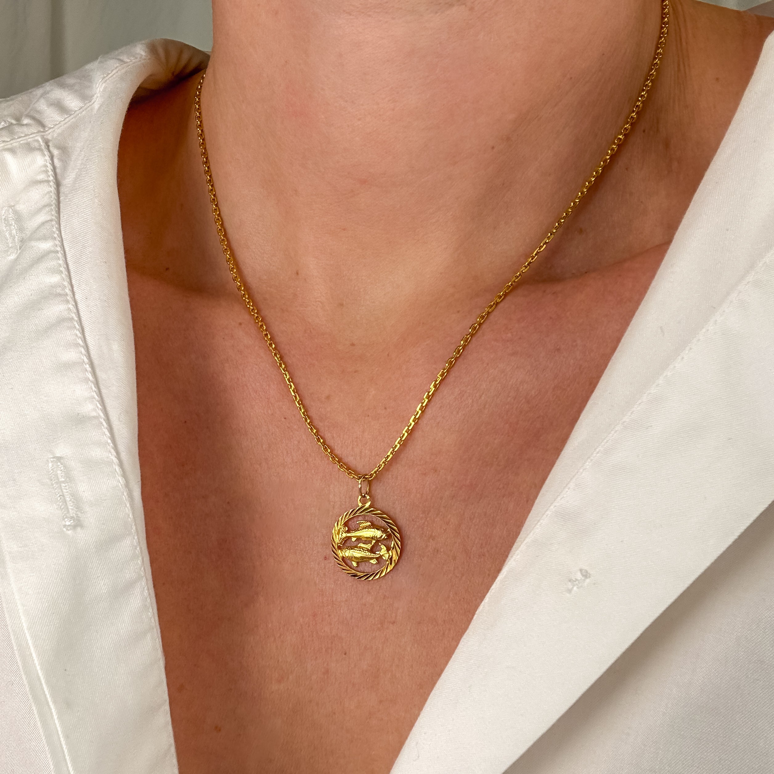 Pisces Circular Pendant