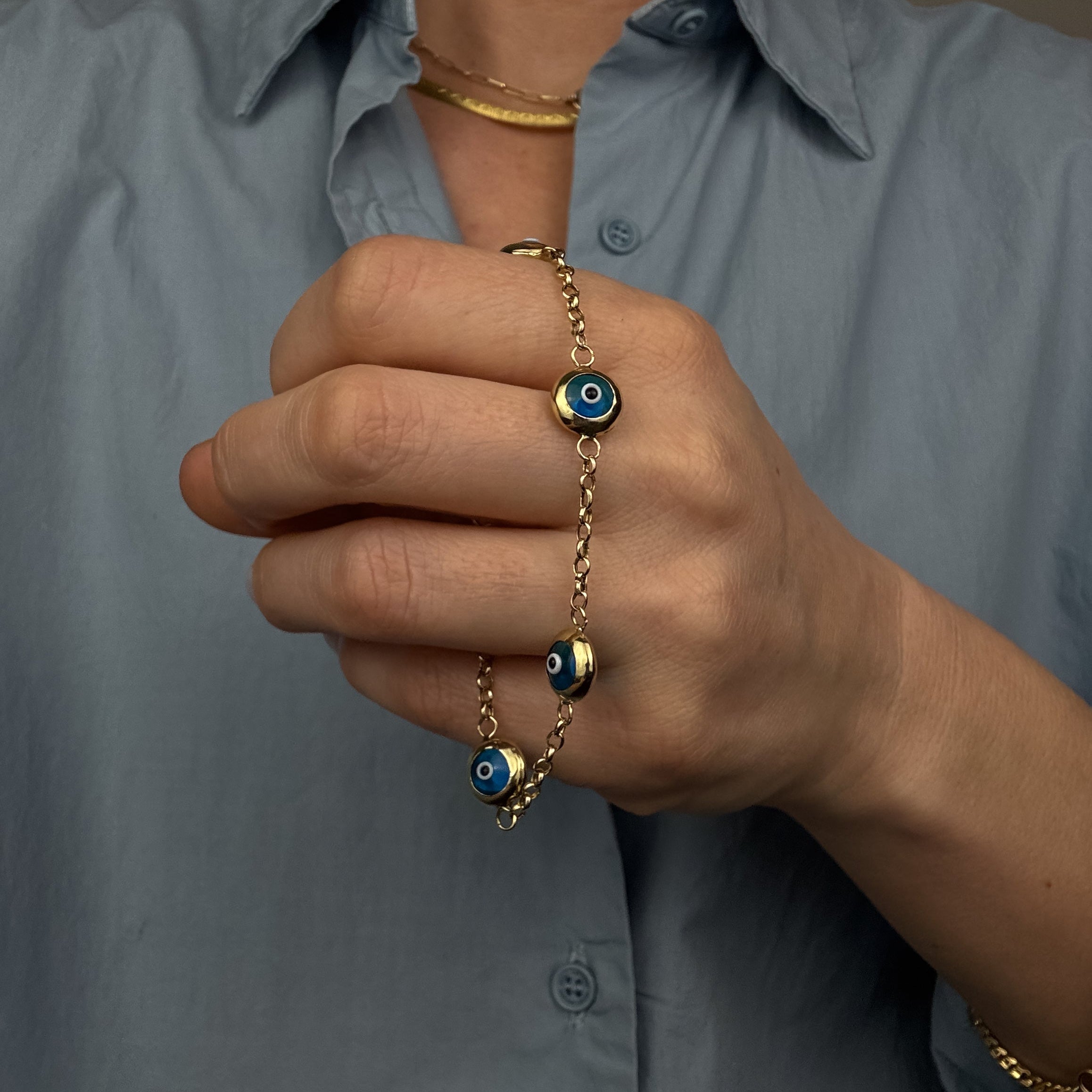 7" Evil Eye Bracelet