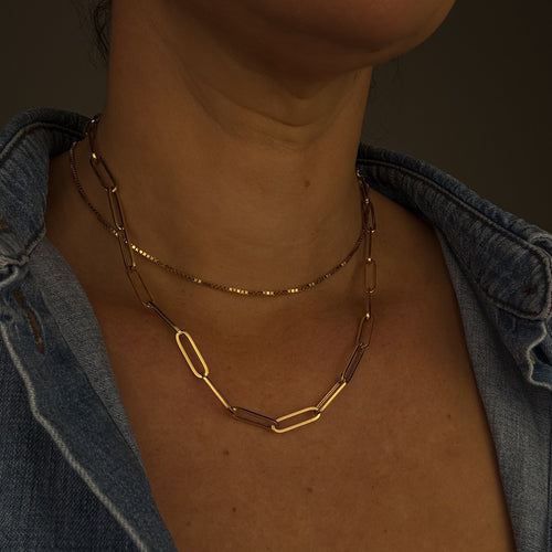 18" Paperclip Necklace