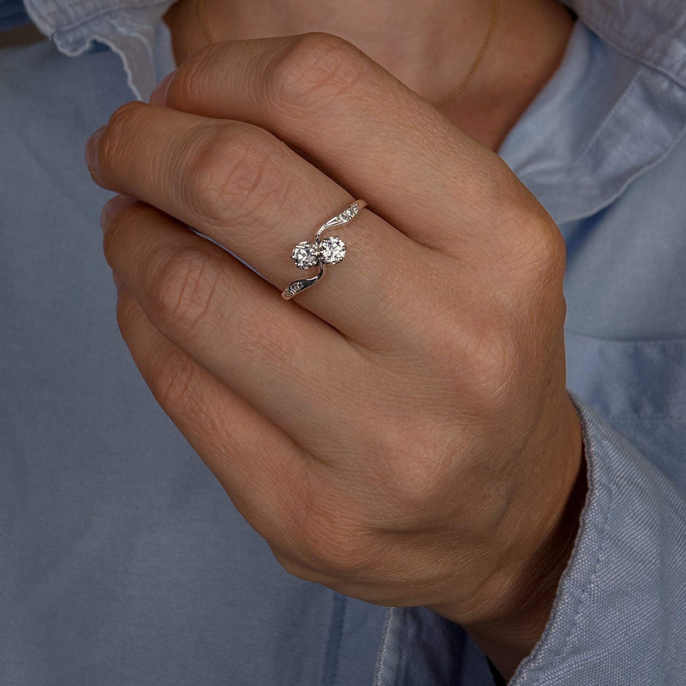 Antique Moi & Toi Ring