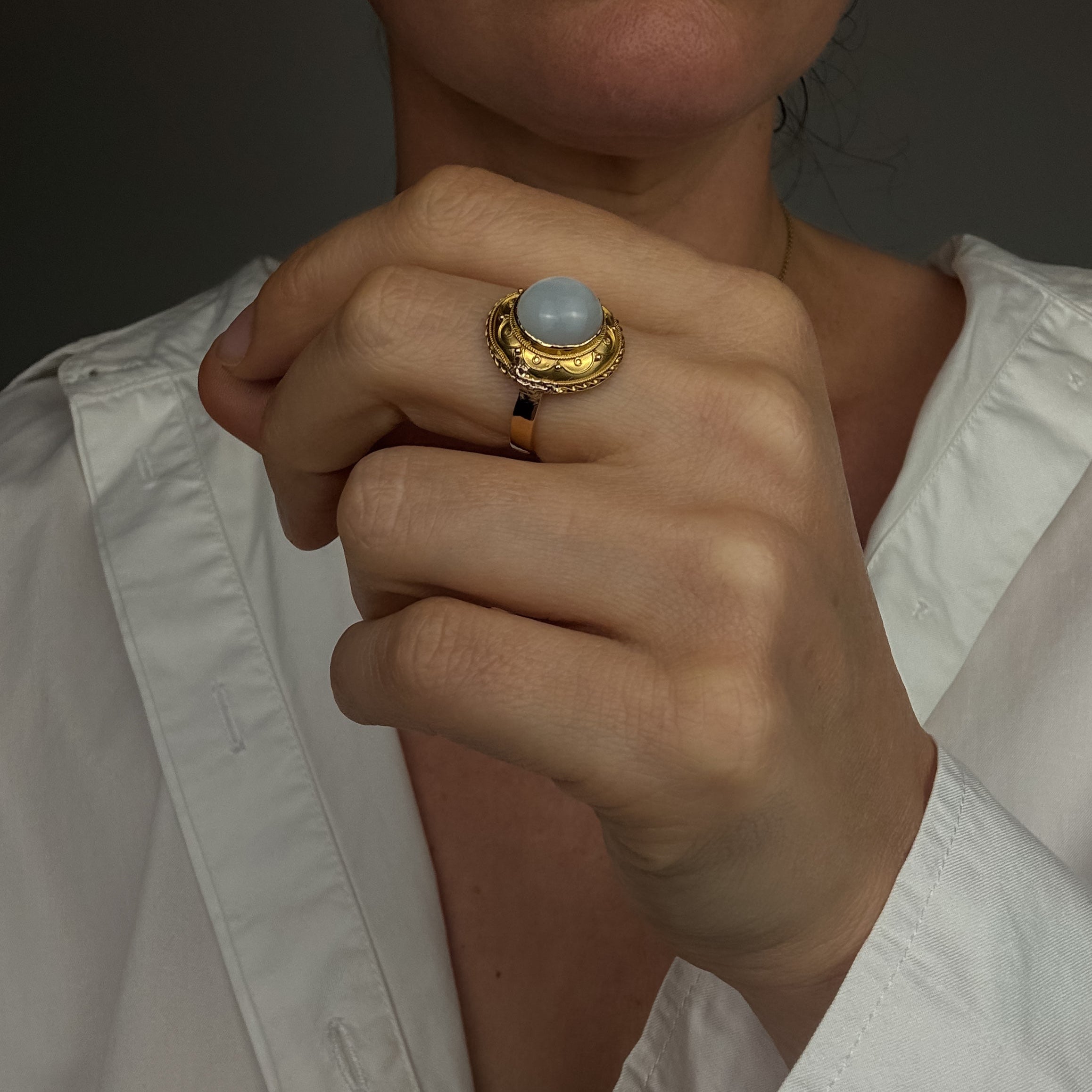 Antique Moonstone Ring