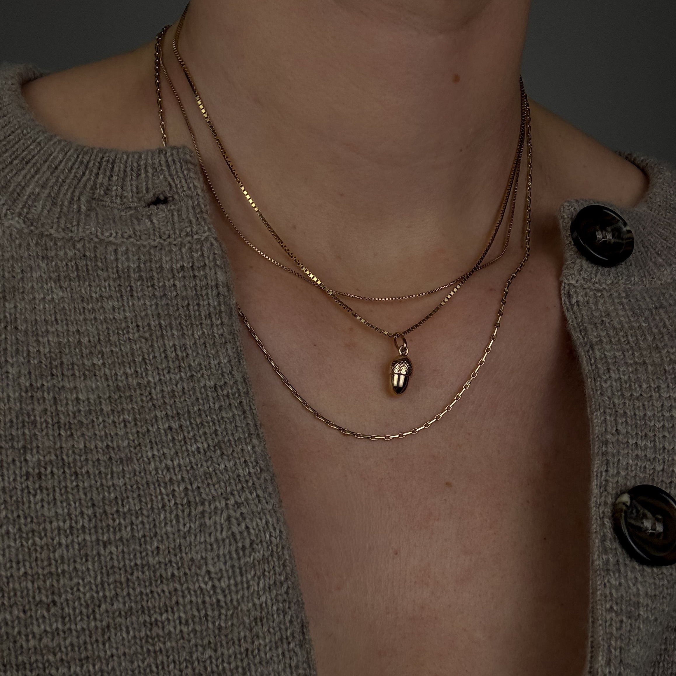 Acorn Charm