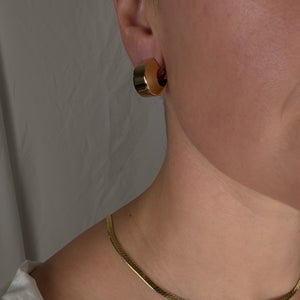 22.2 mm Chunky Gold Hoops