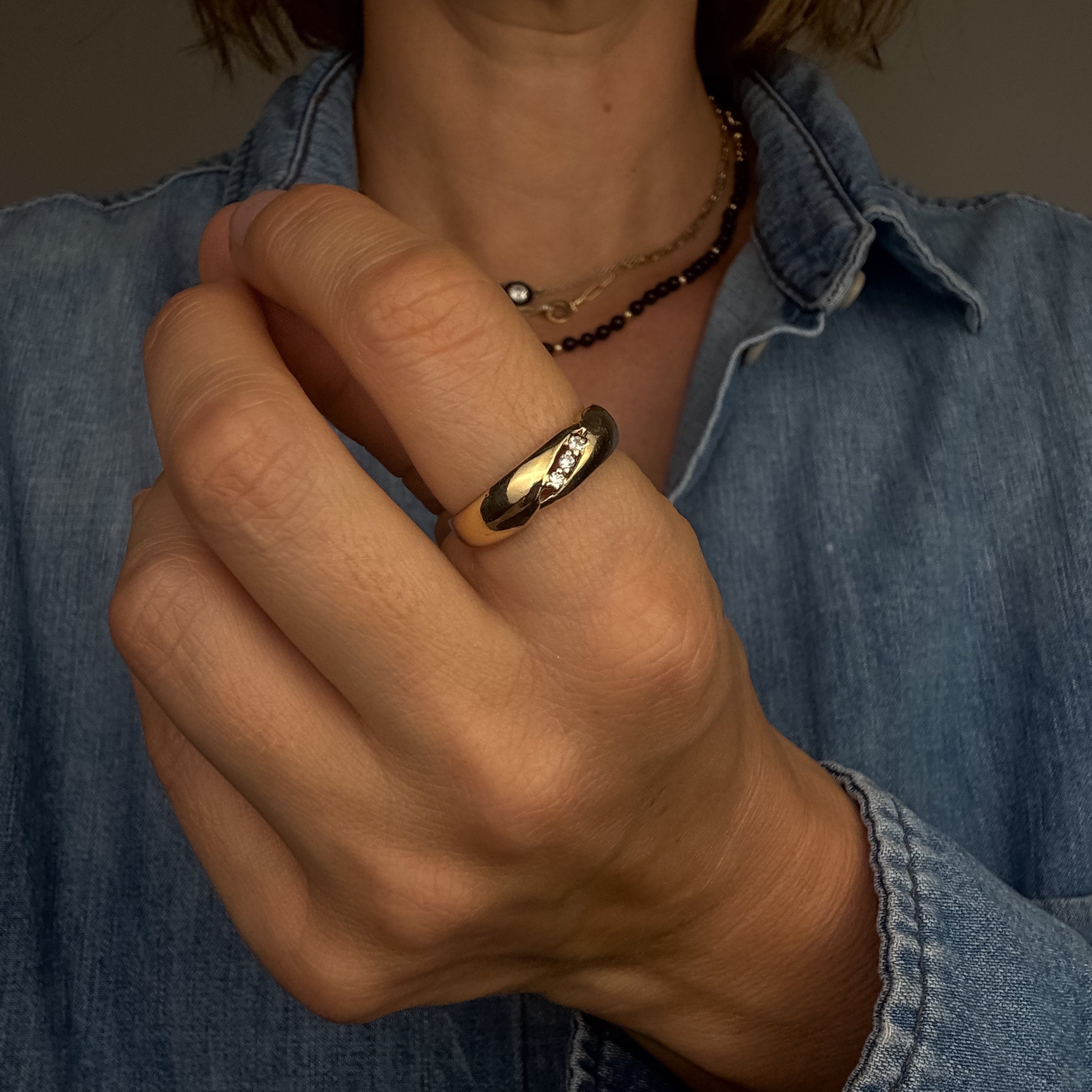 Diagonal Diamond Trilogy Band