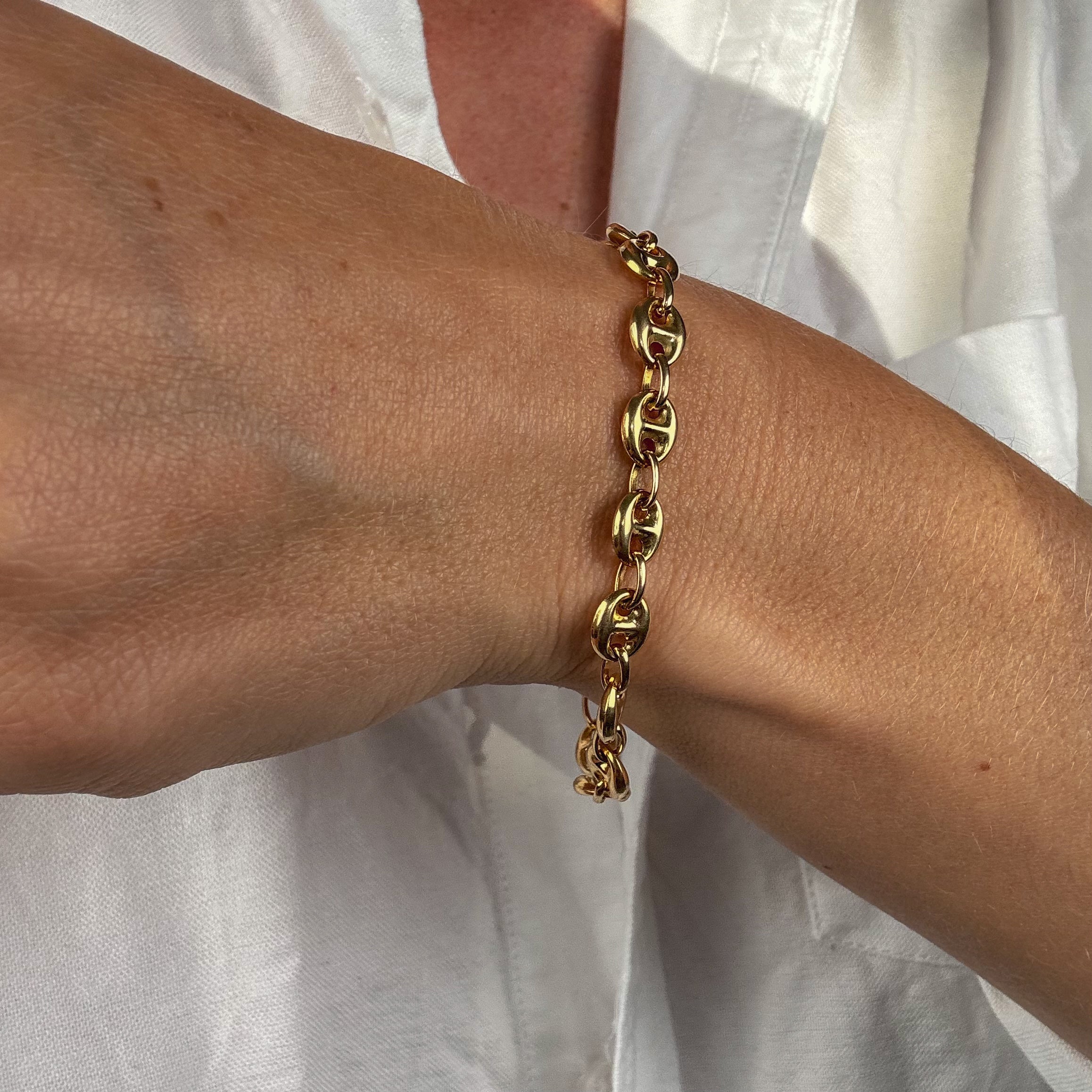7” Gucci Link Chain Bracelet