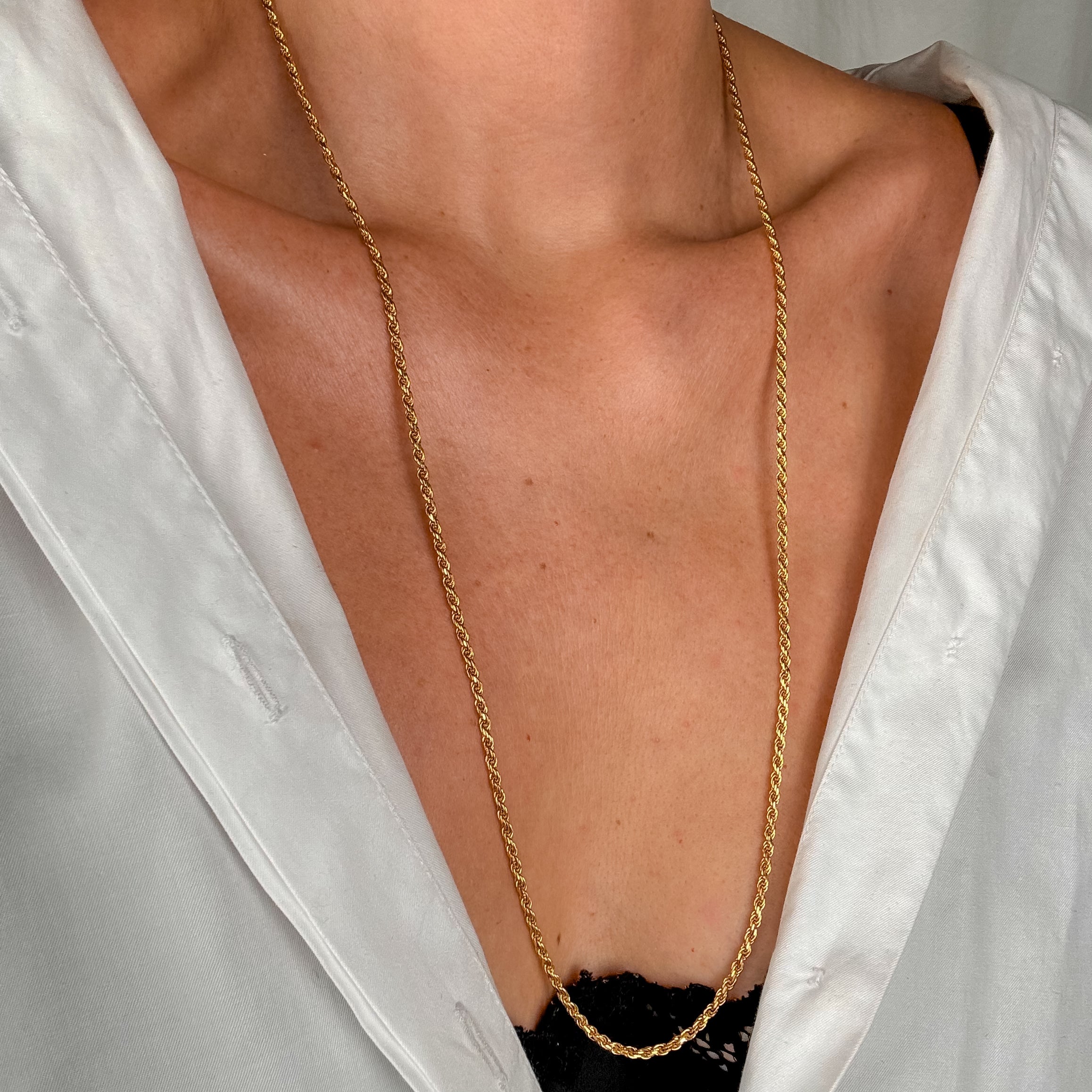 28" Rope Chain Necklace