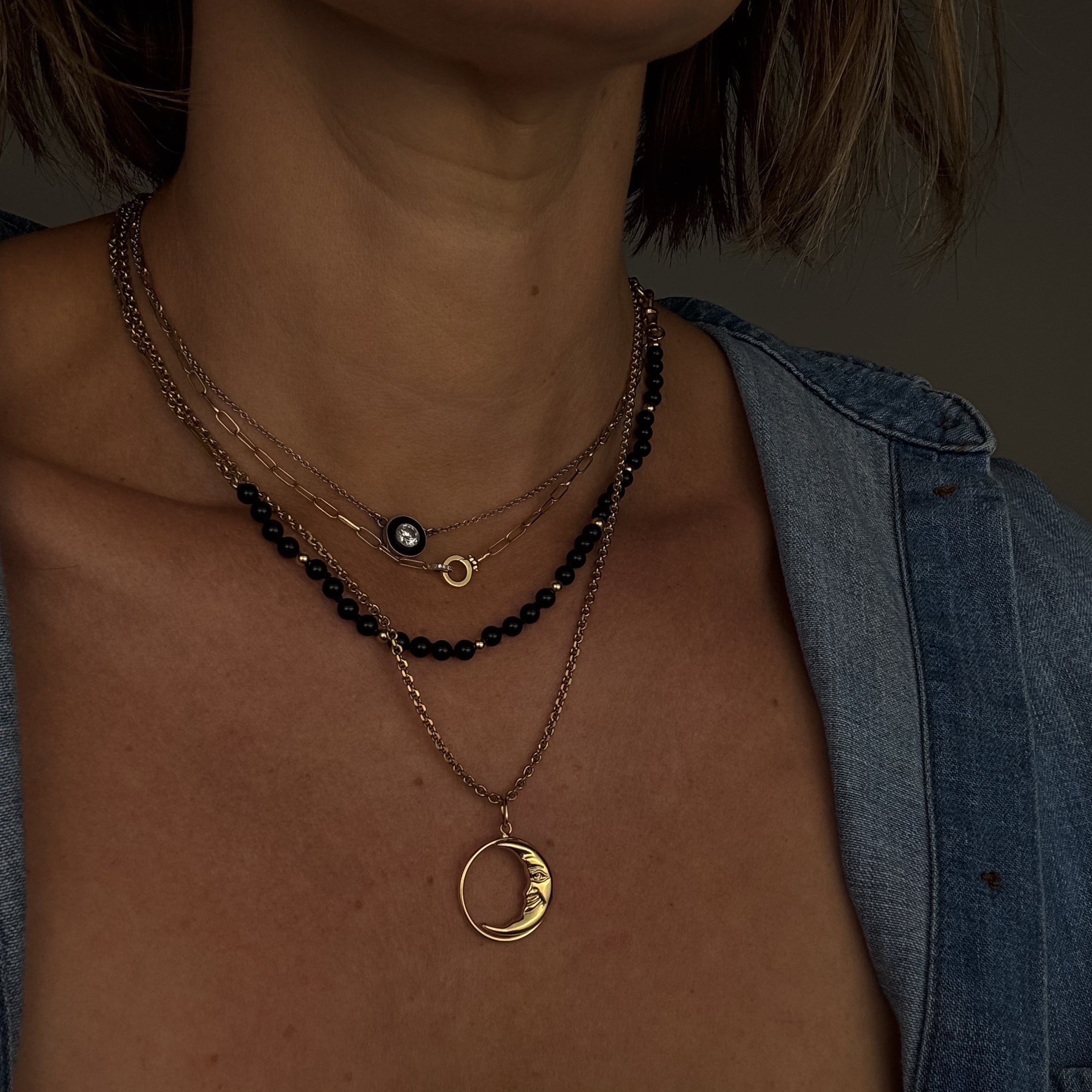 Crescent Moon Pendant