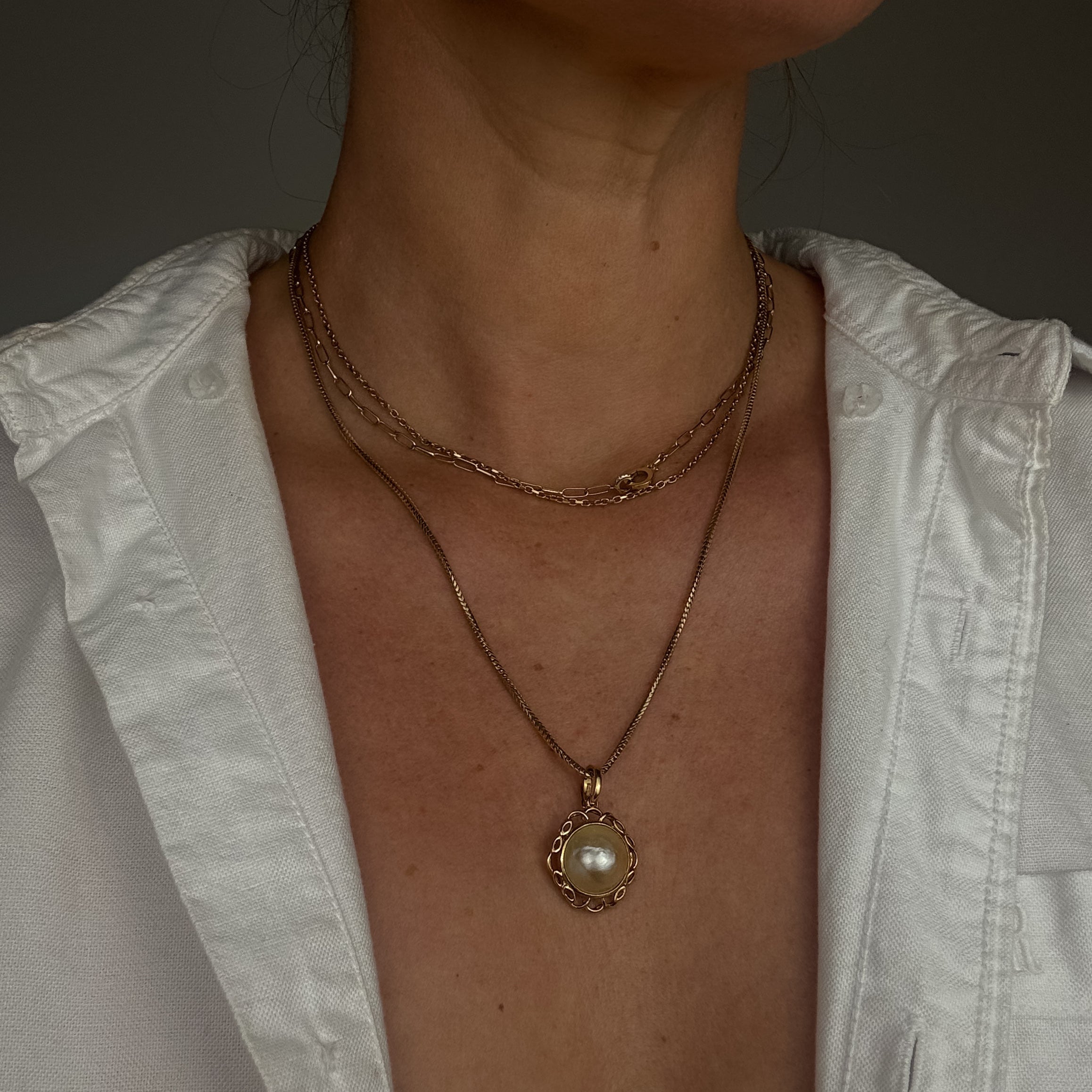 Mabé Pearl Pendant