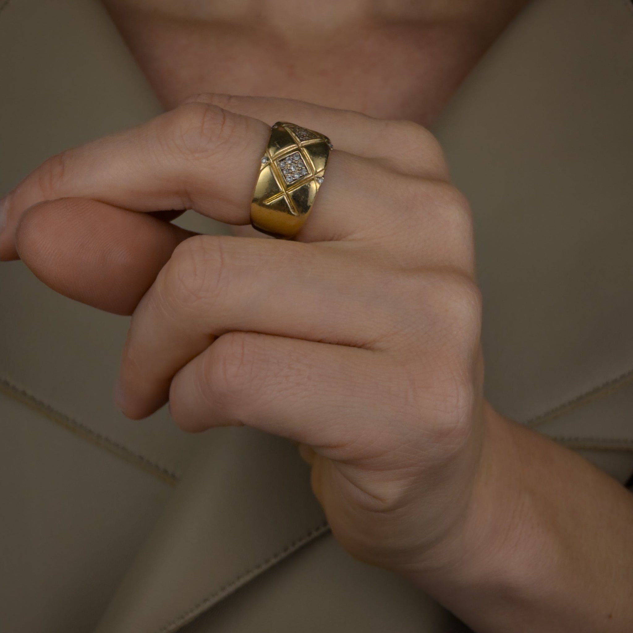 Quilted Diamond Cigar Band