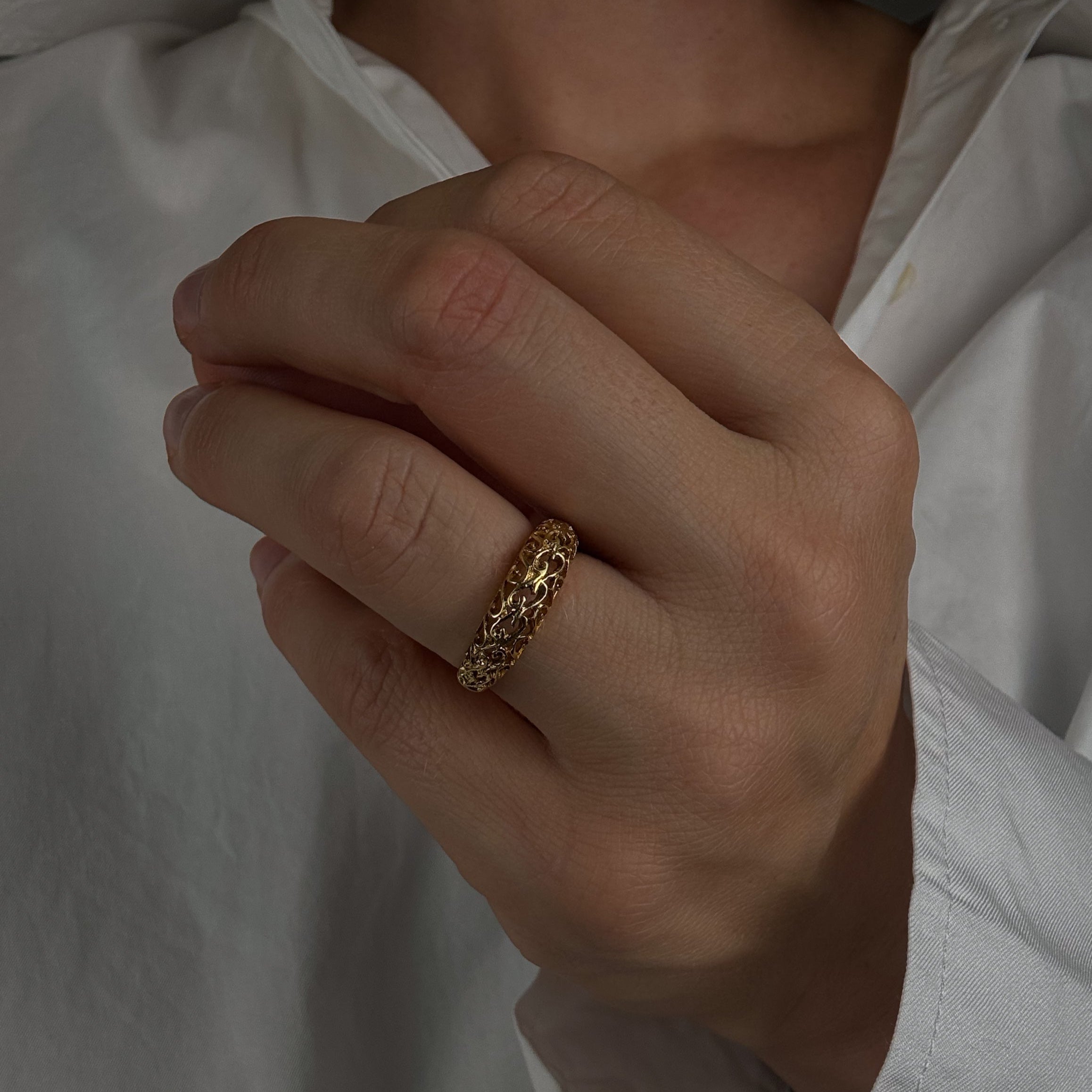 Ornate Dome Ring