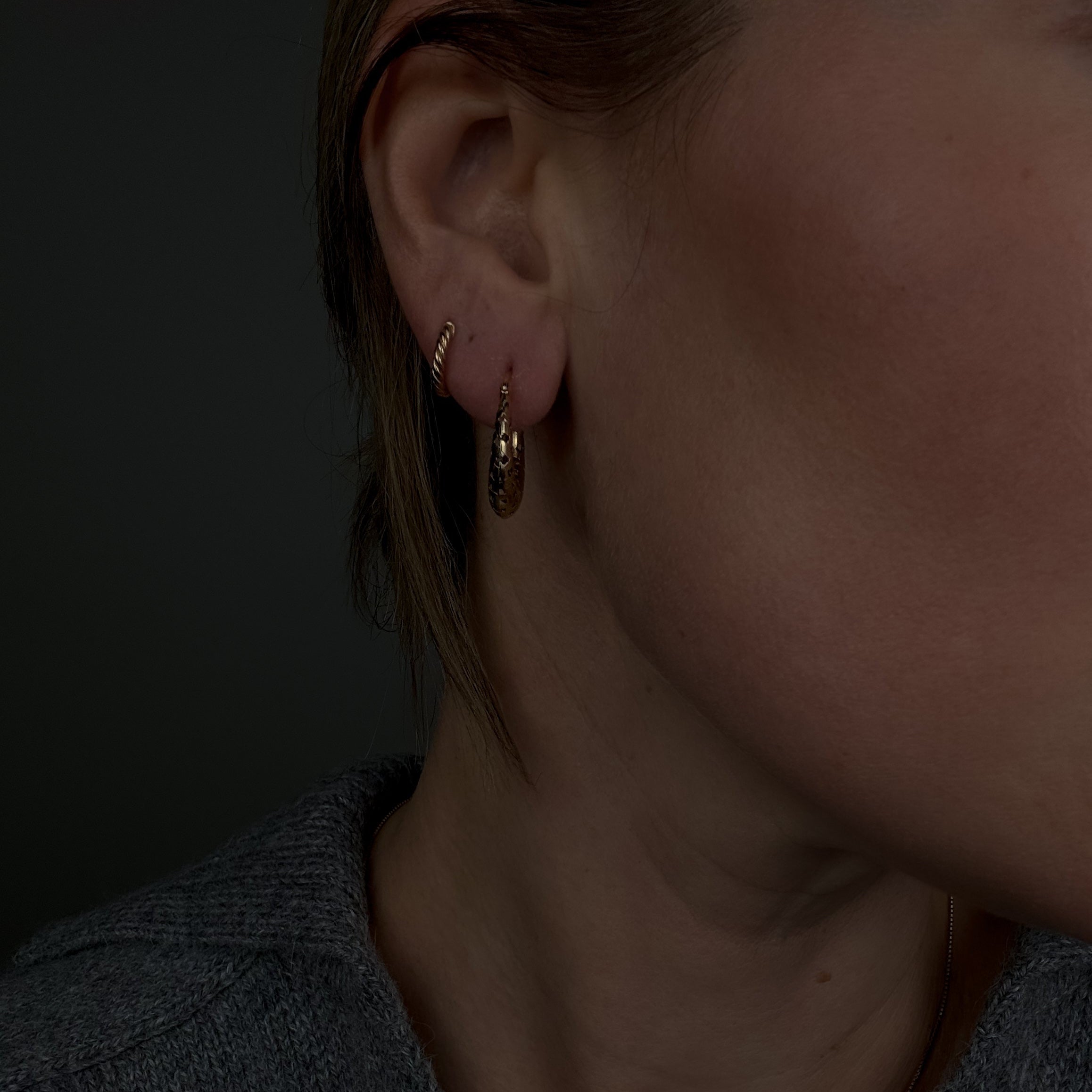22mm Quilted Hoops