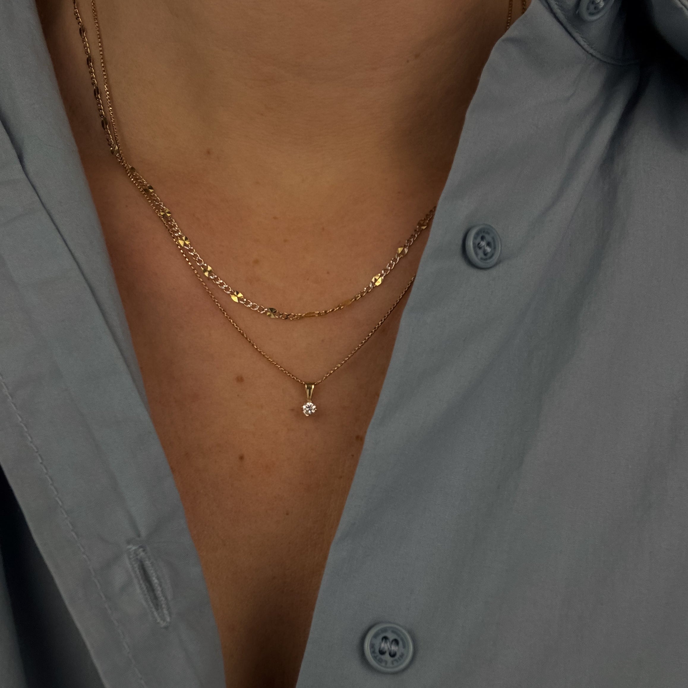 Dainty Diamond Charm
