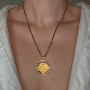 22k Sovereign Coin Pendant