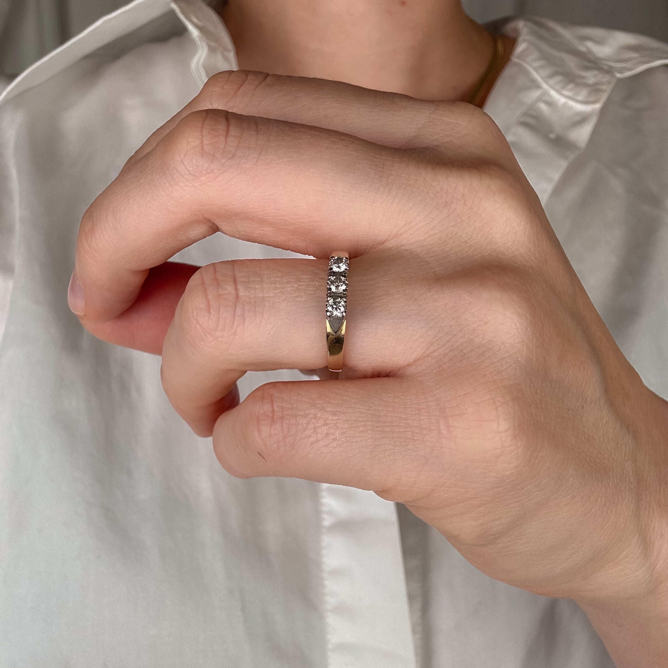 Diamond Trilogy Ring