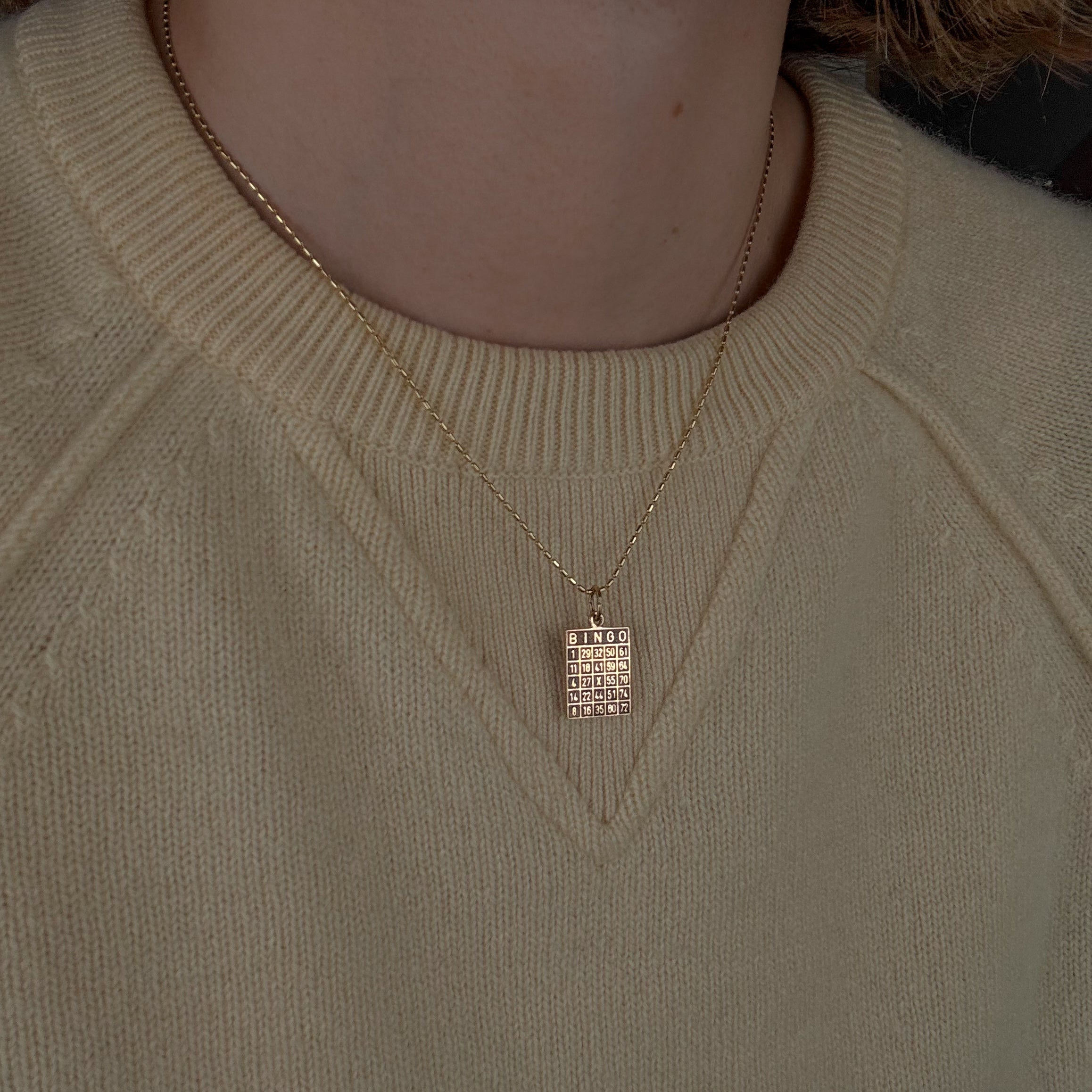 Gold Bingo Charm
