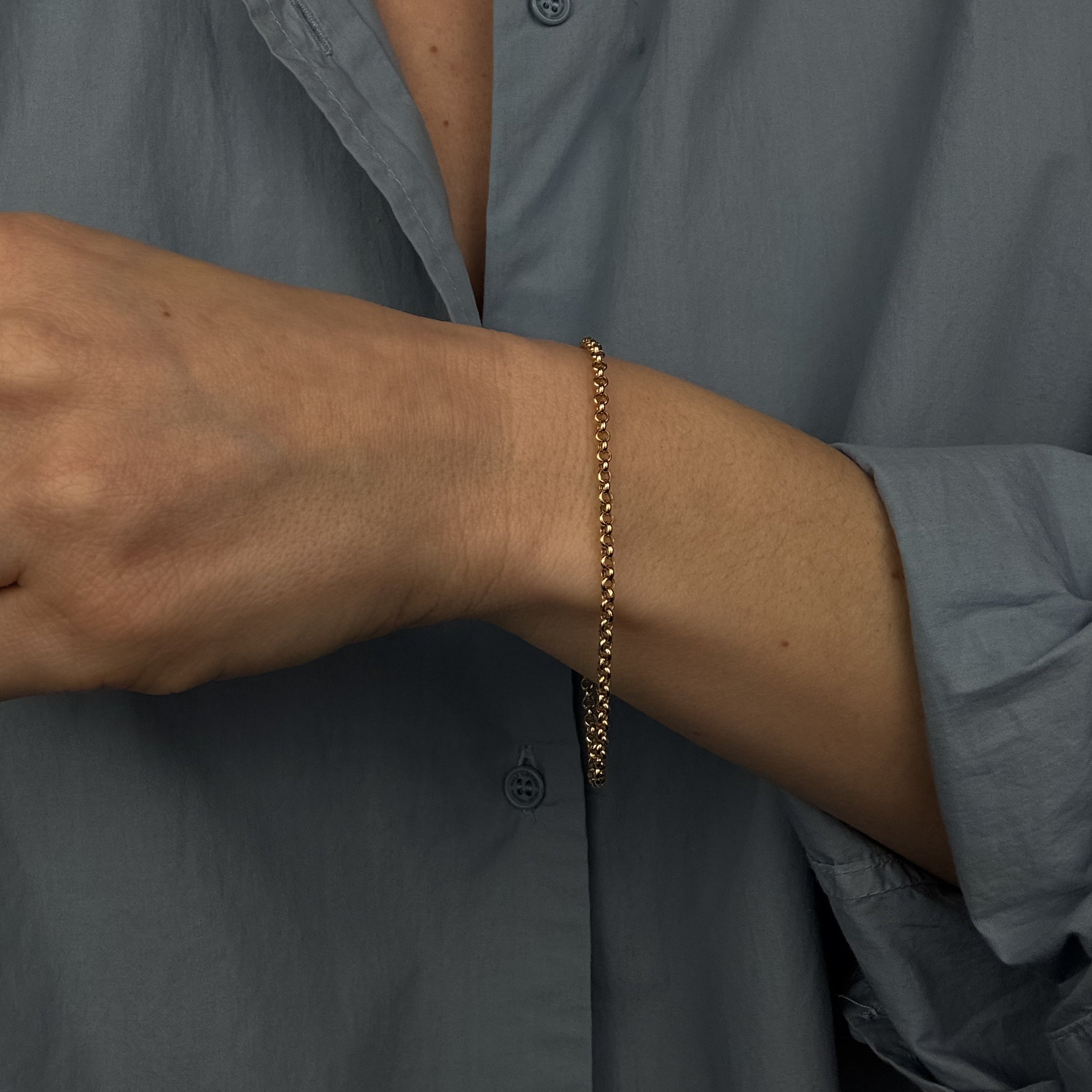 7.75" Rolo Bracelet