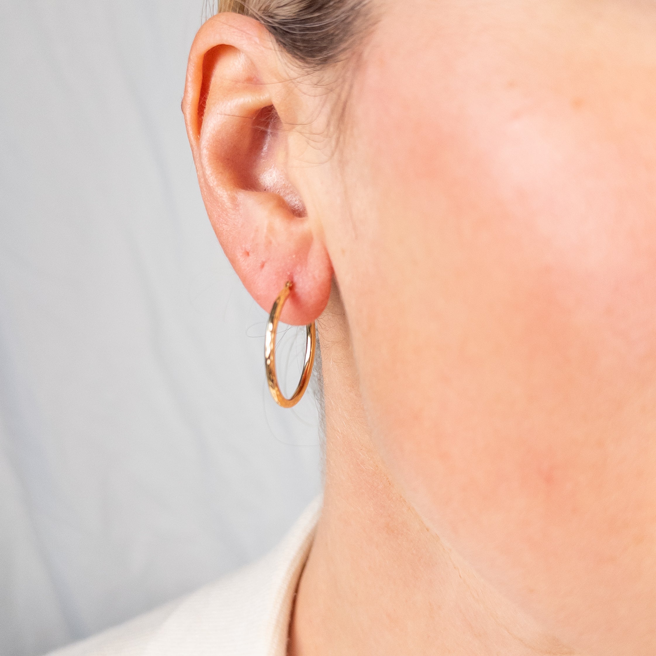 vintage gold 25mm Sparkling Hoops