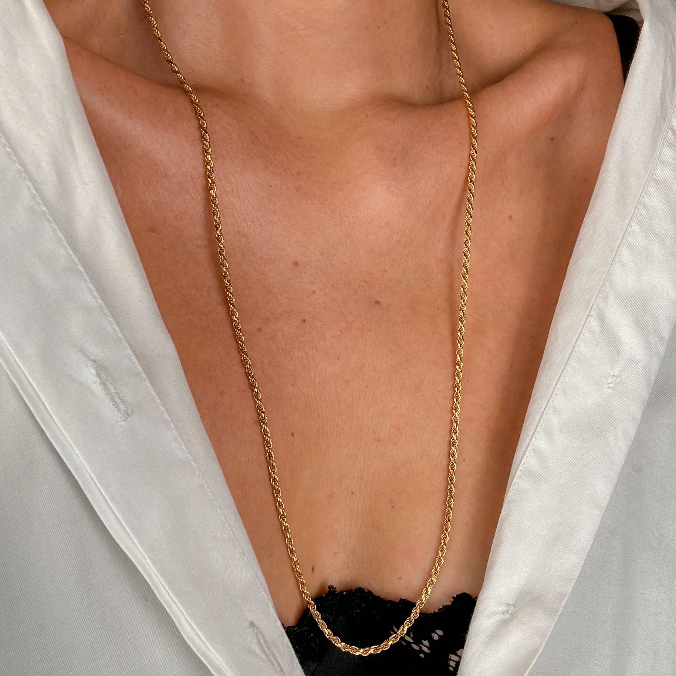 28" Rope Chain Necklace