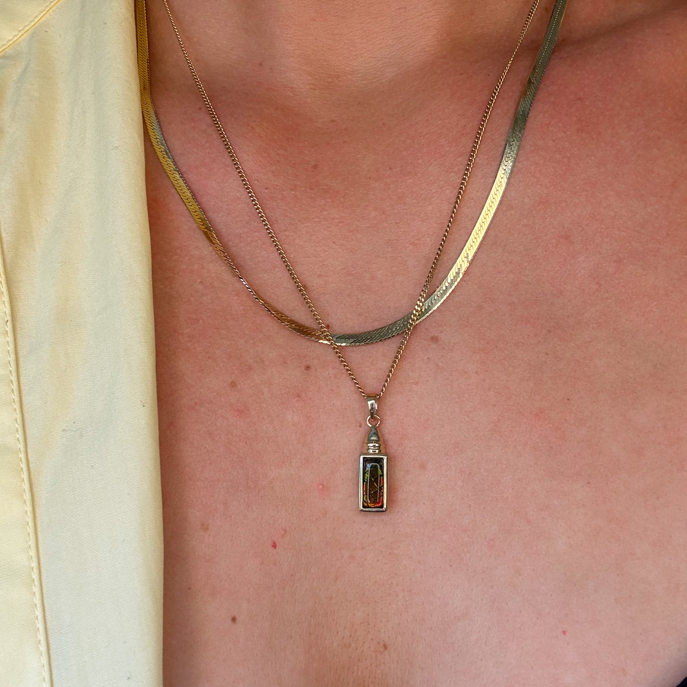 Gold Lantern Pendant