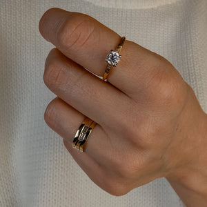 Dreamy Diamond Solitaire Ring