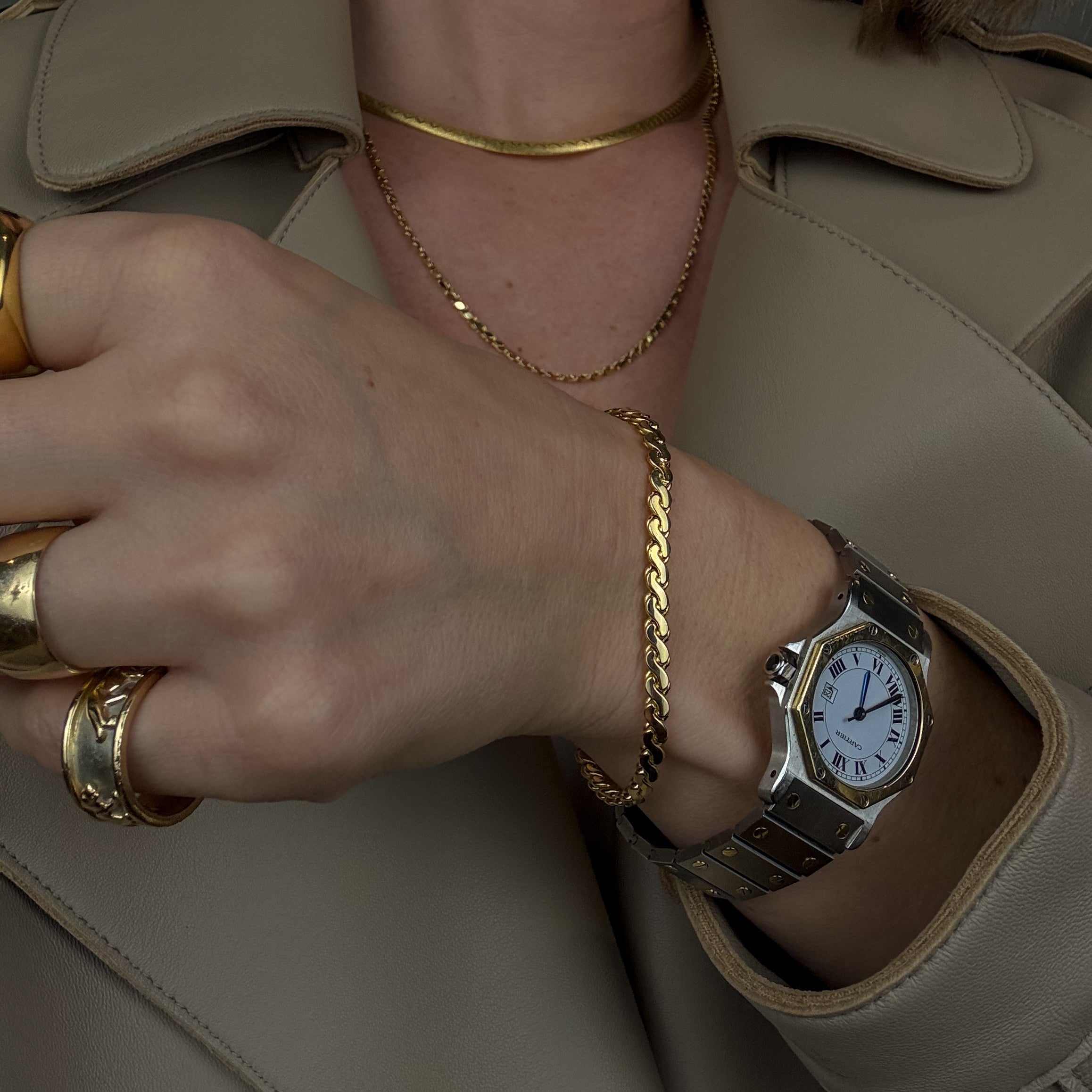 7" Bold S-Link Bracelet