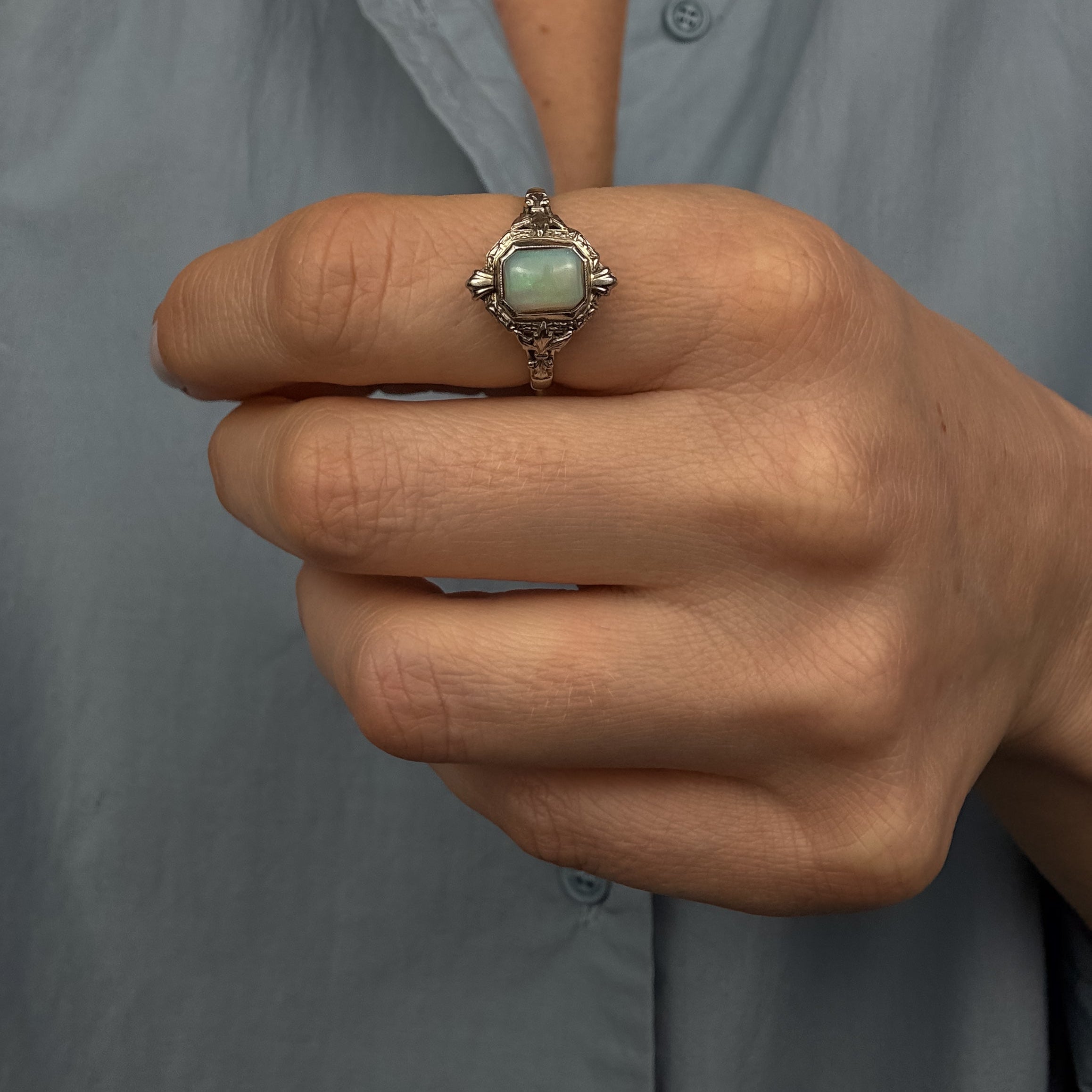 Antique Opal Ring