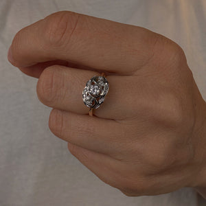 Antique Art Deco Diamond Trilogy Ring