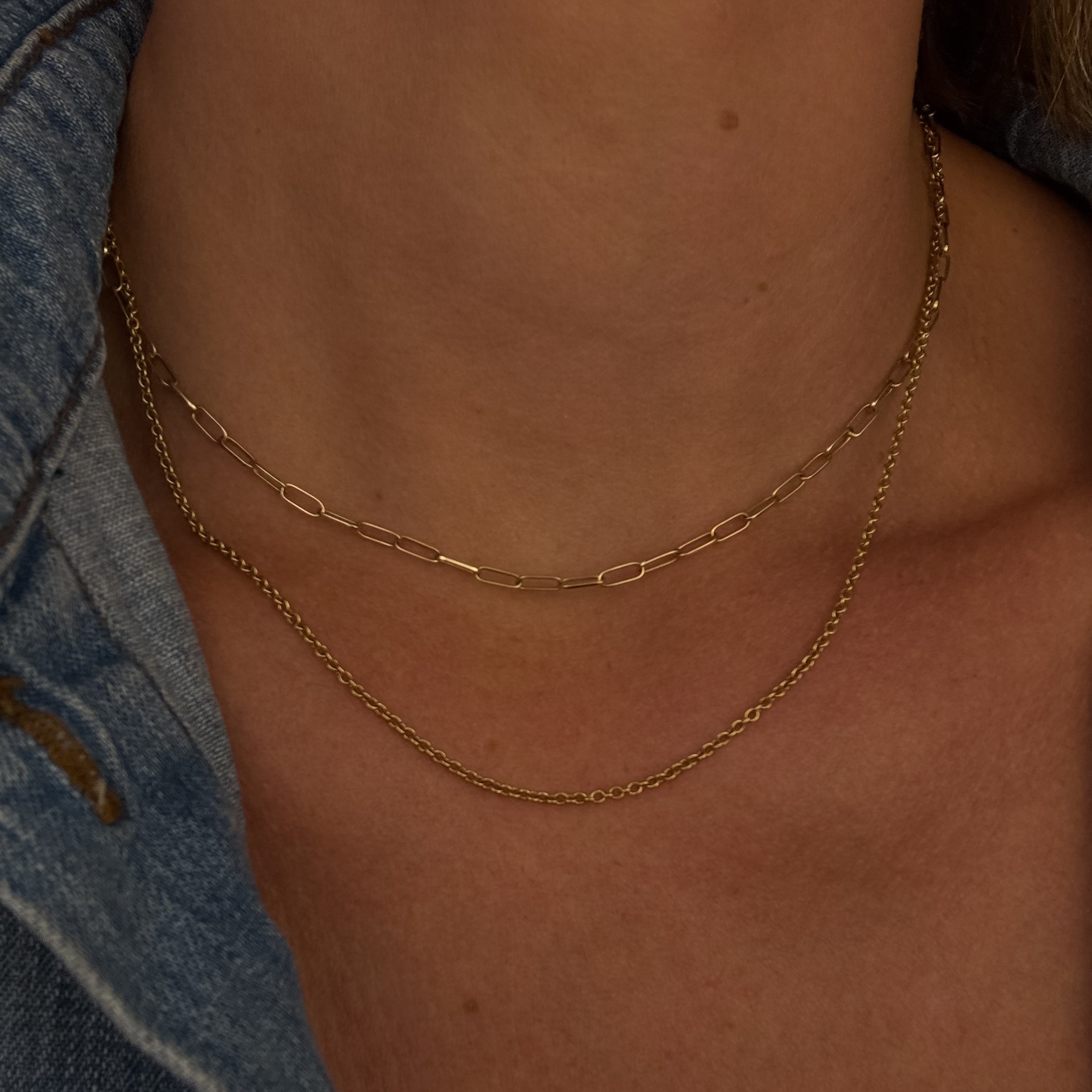 18" Dainty Rolo Chain