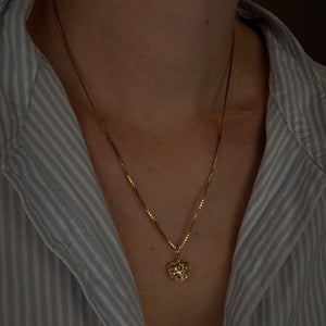 Ornate Hollow Heart Pendant