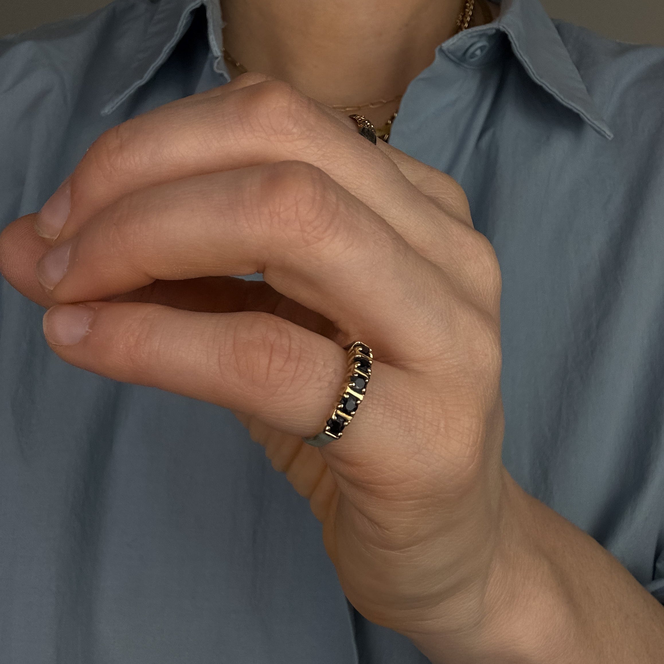 5 Sapphire Band