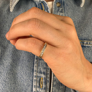 Channel Set 8 Diamond Band