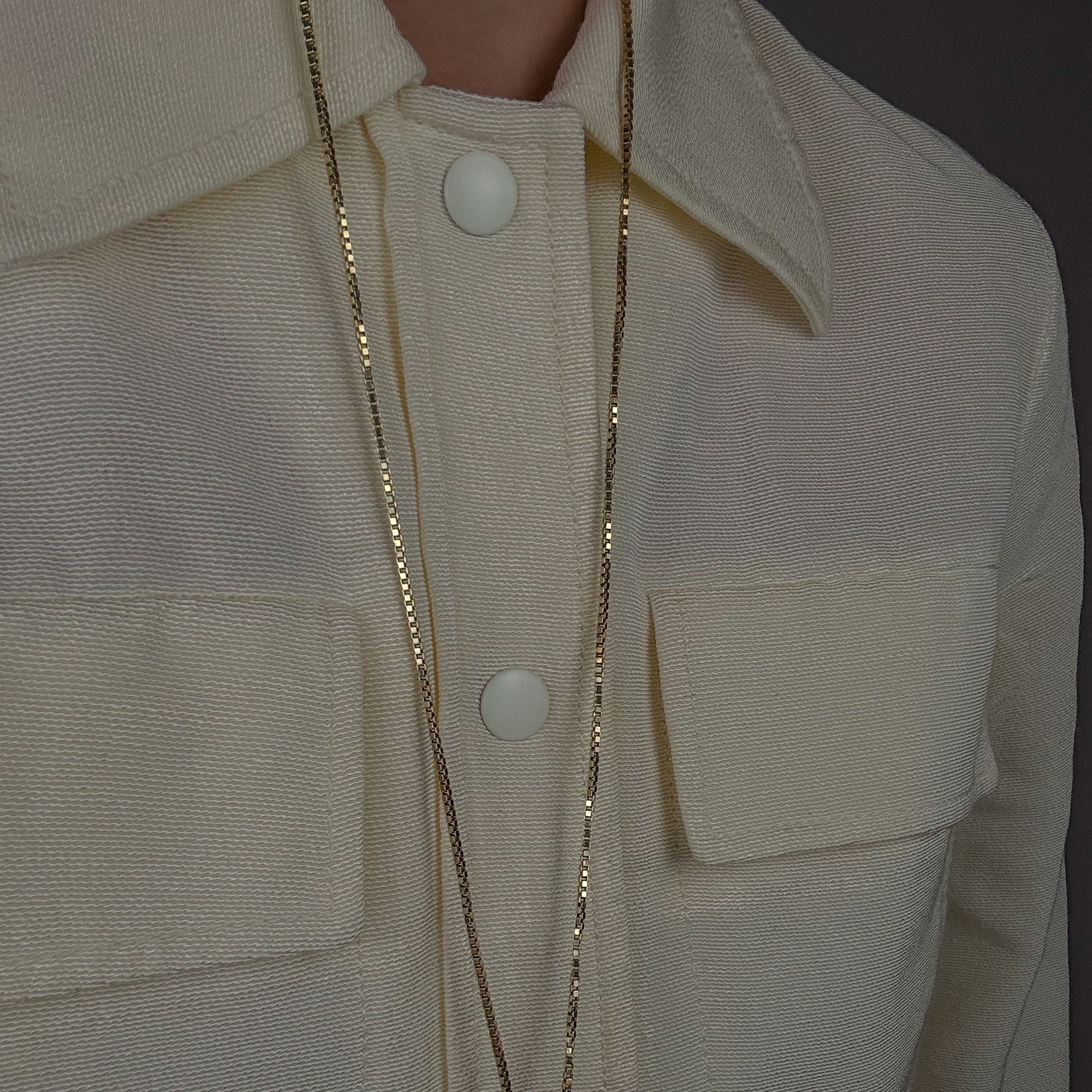 30" Box Link Chain Necklace
