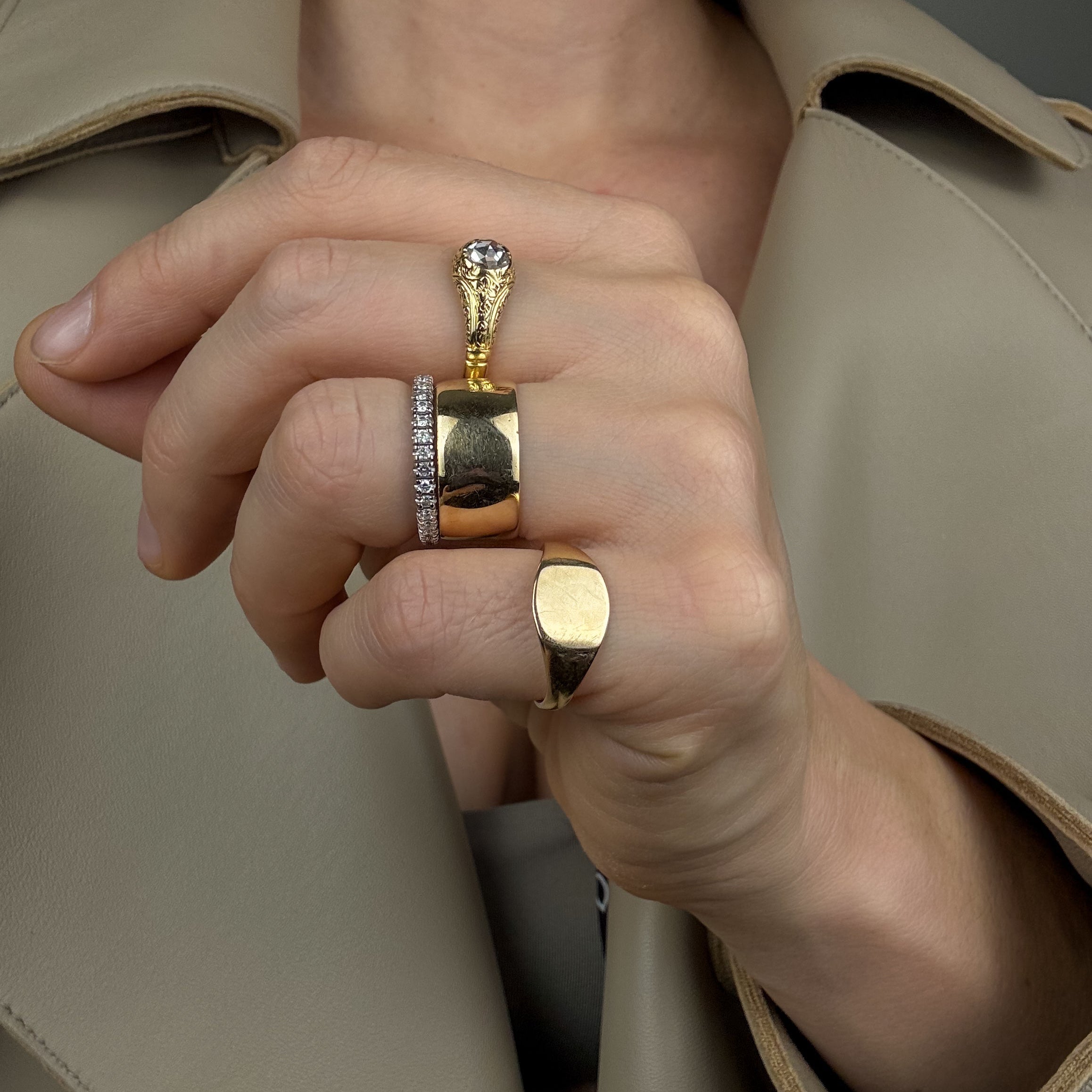 Blank Signet Ring